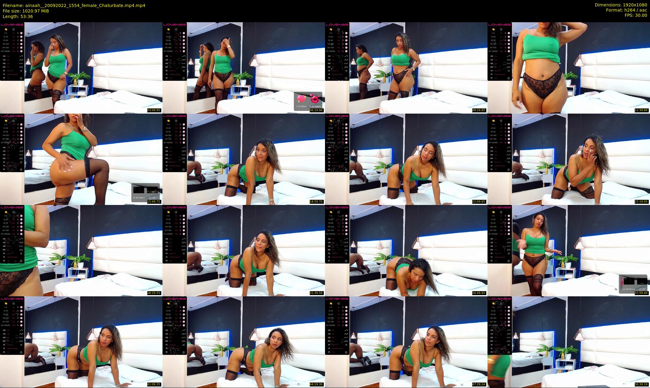 ainaah_ — 54 minute Chaturbate female cam show recording, 1080p, Sep 20, 2022