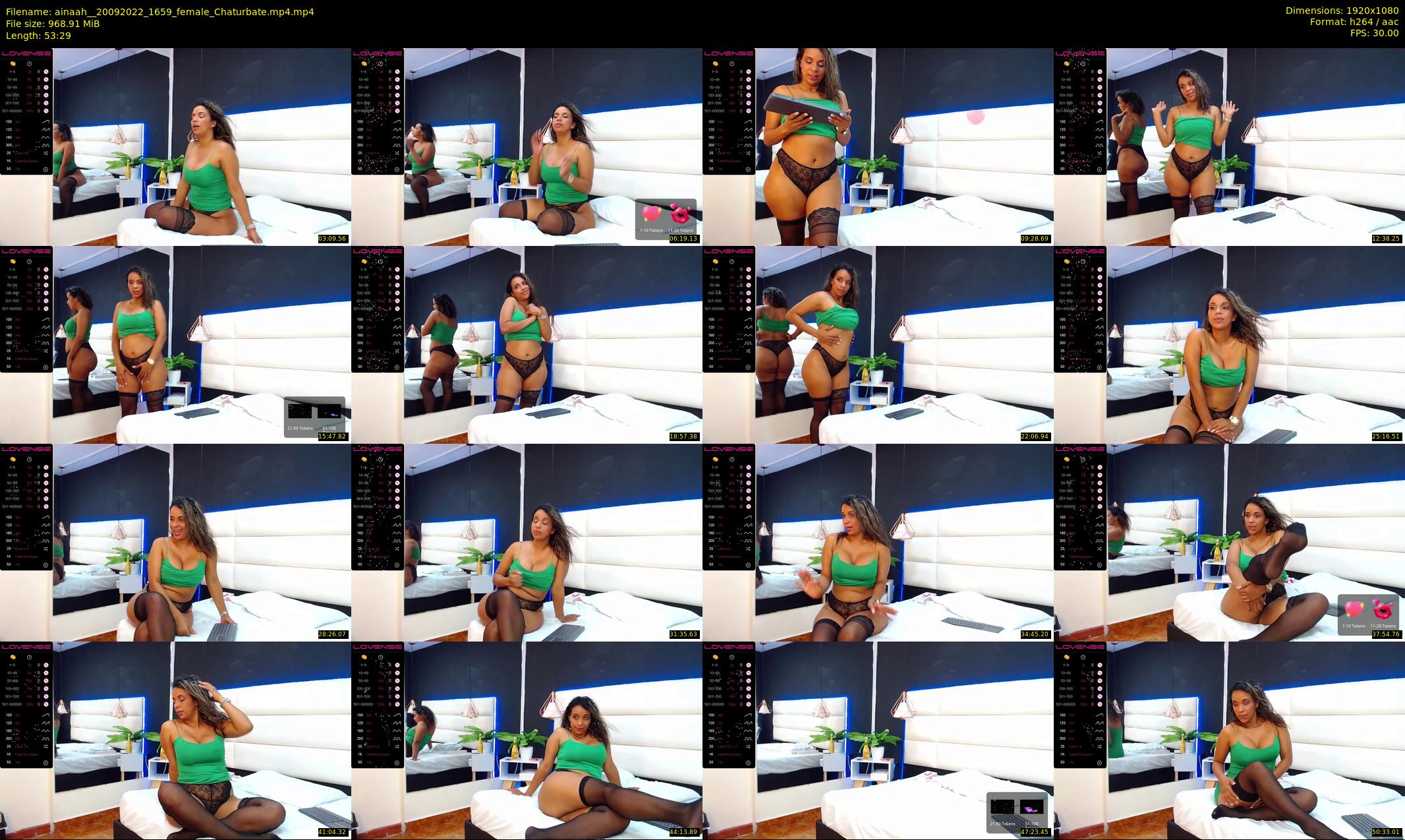 ainaah_ — 54 minute Chaturbate female cam show recording, 1080p, Sep 20, 2022
