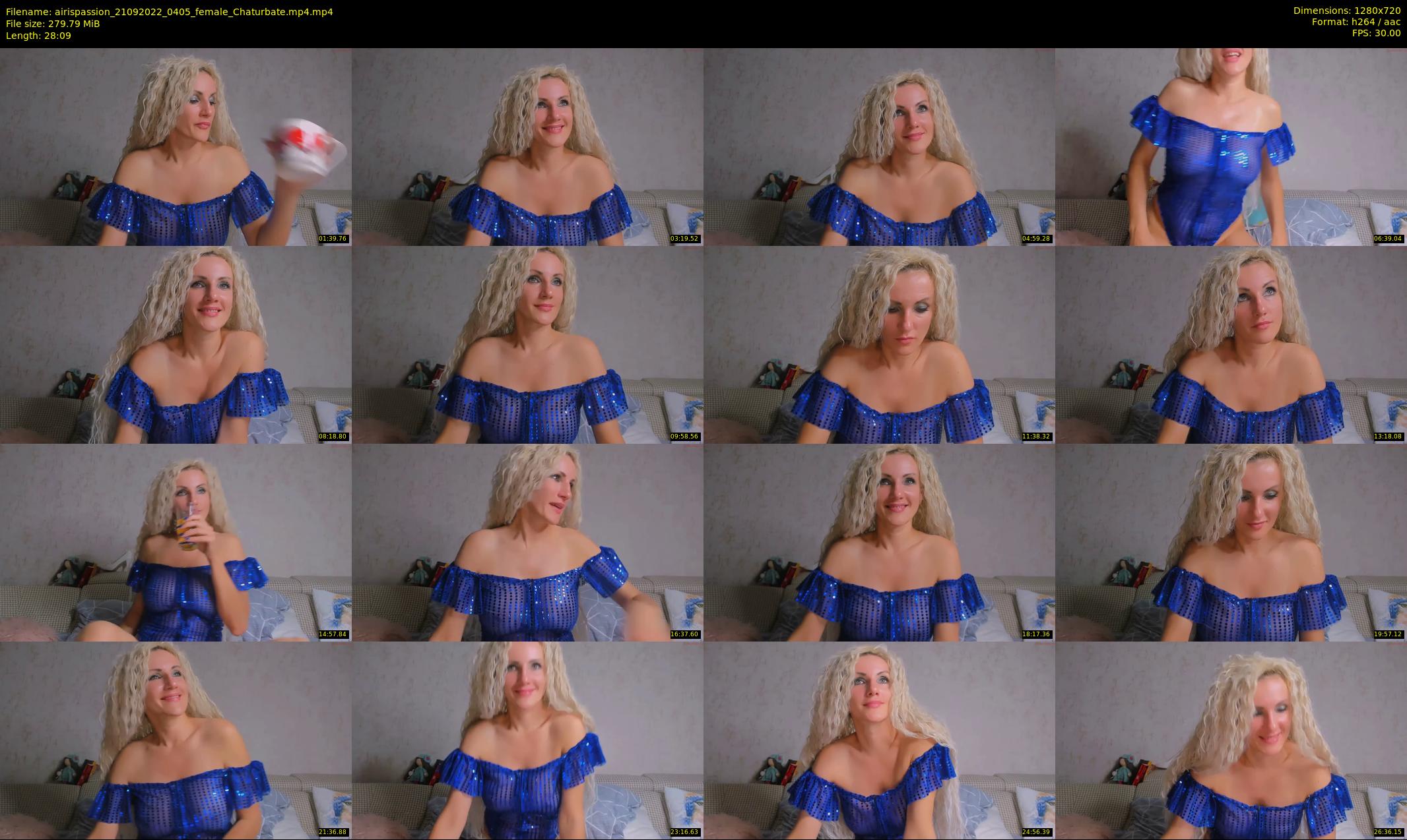 airispassion — 29 minute Chaturbate female cam show recording, 720p, Sep 21, 2022