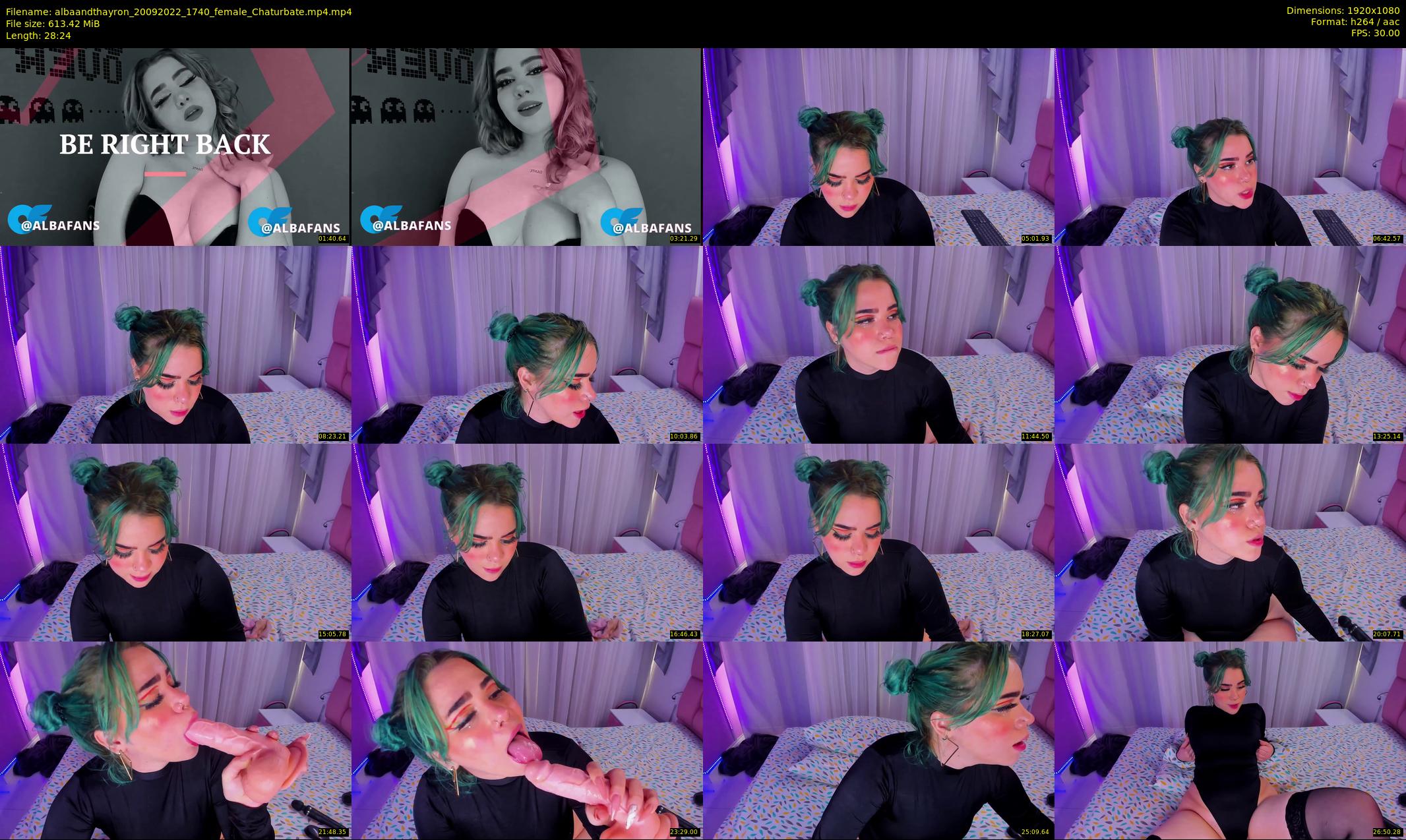 albaandthayron — 29 minute Chaturbate couple cam show recording, 1080p, Sep 20, 2022