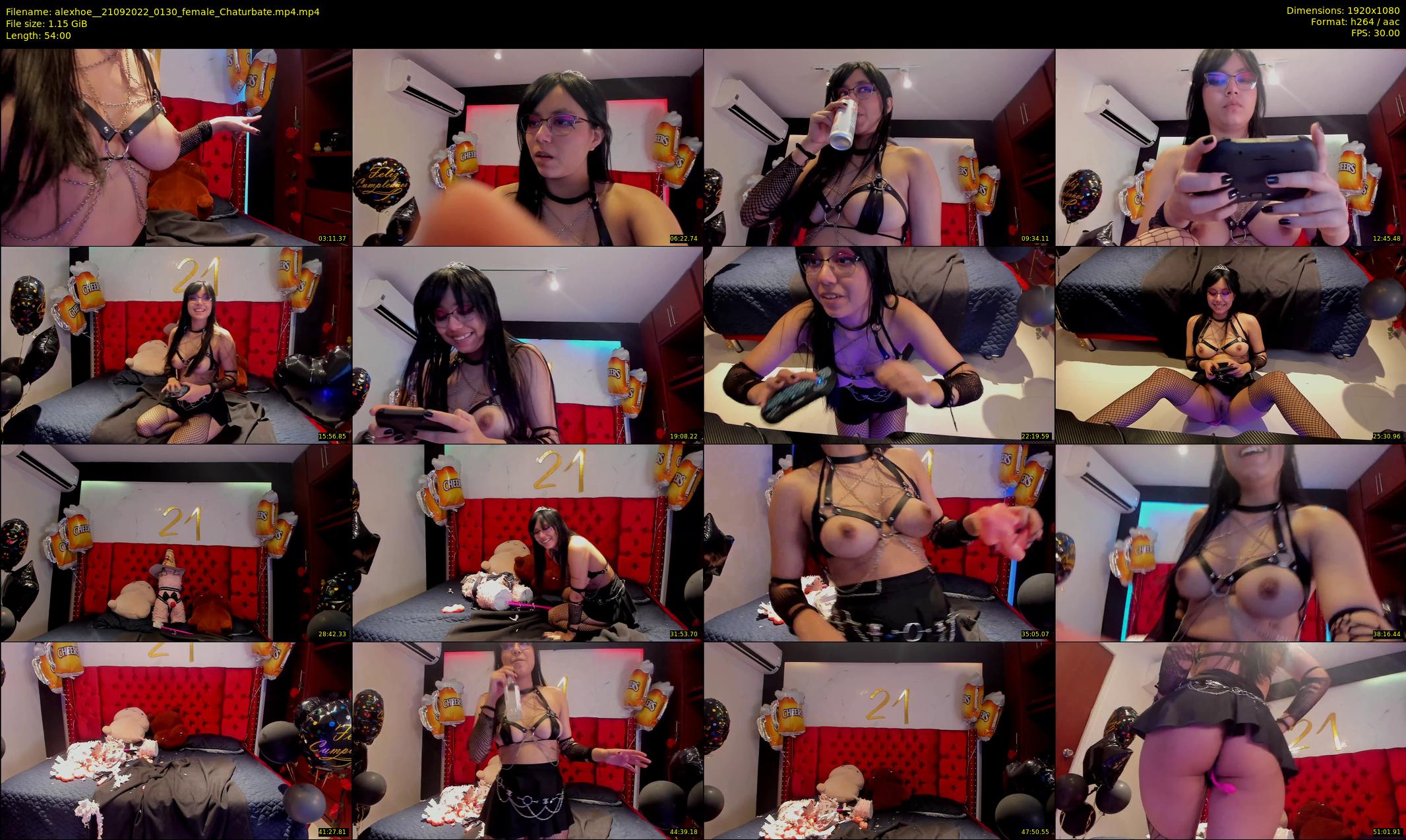 alexhoe_ — 54 minute Chaturbate female cam show recording, 1080p, Sep 21, 2022