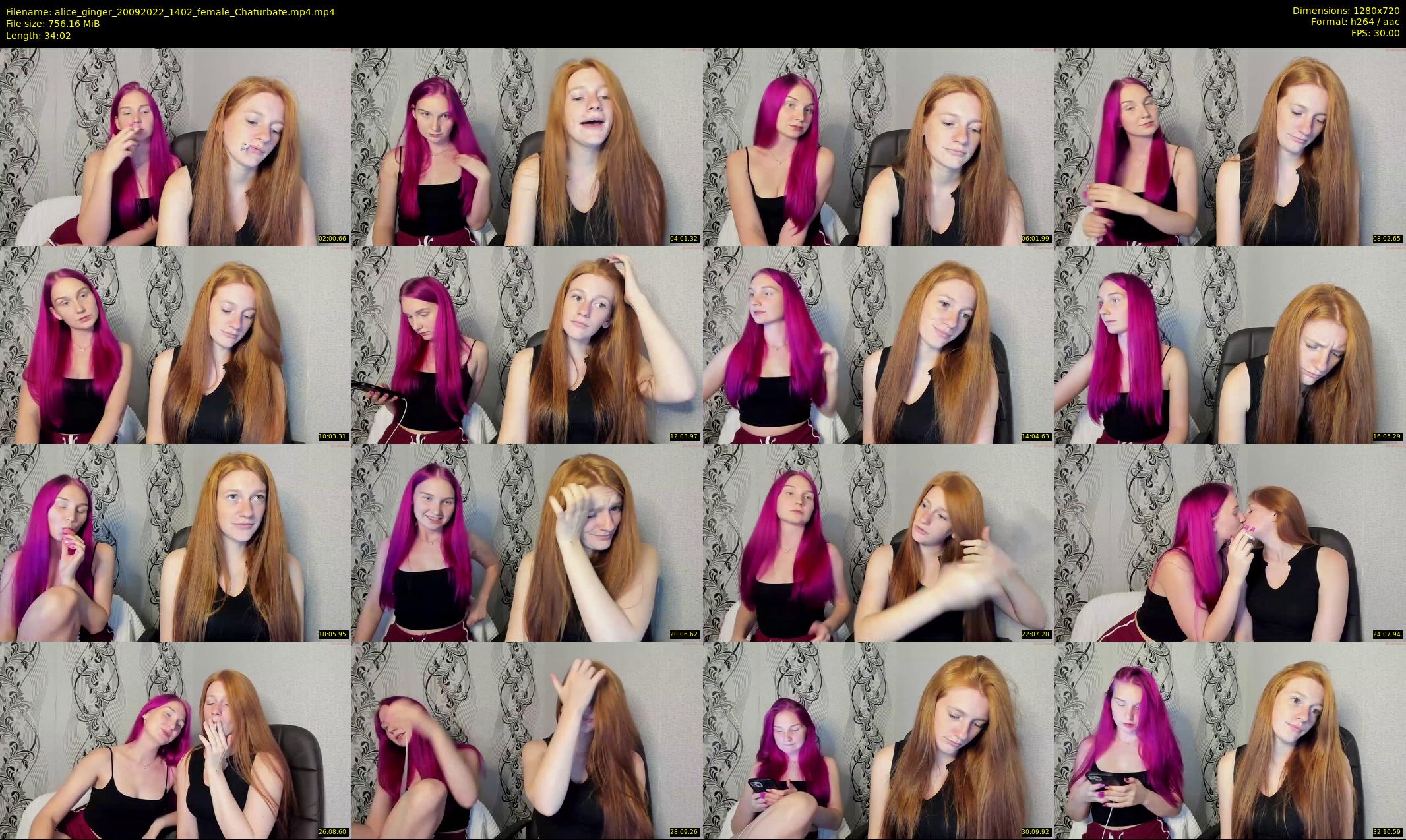 alice_ginger — 35 minute Chaturbate female cam show recording, 720p, Sep 20, 2022