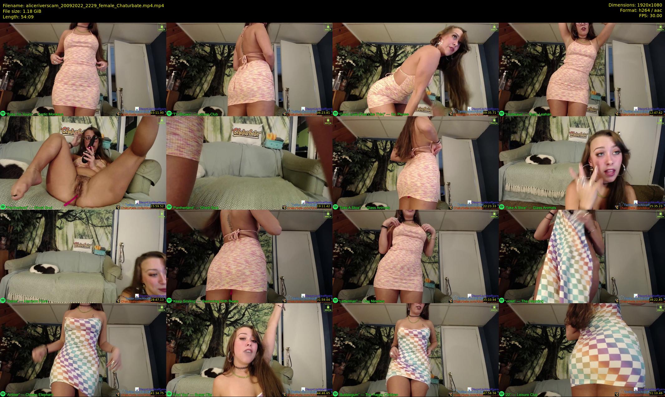 aliceriverscam — 55 minute Chaturbate female cam show recording, 1080p, Sep 20, 2022