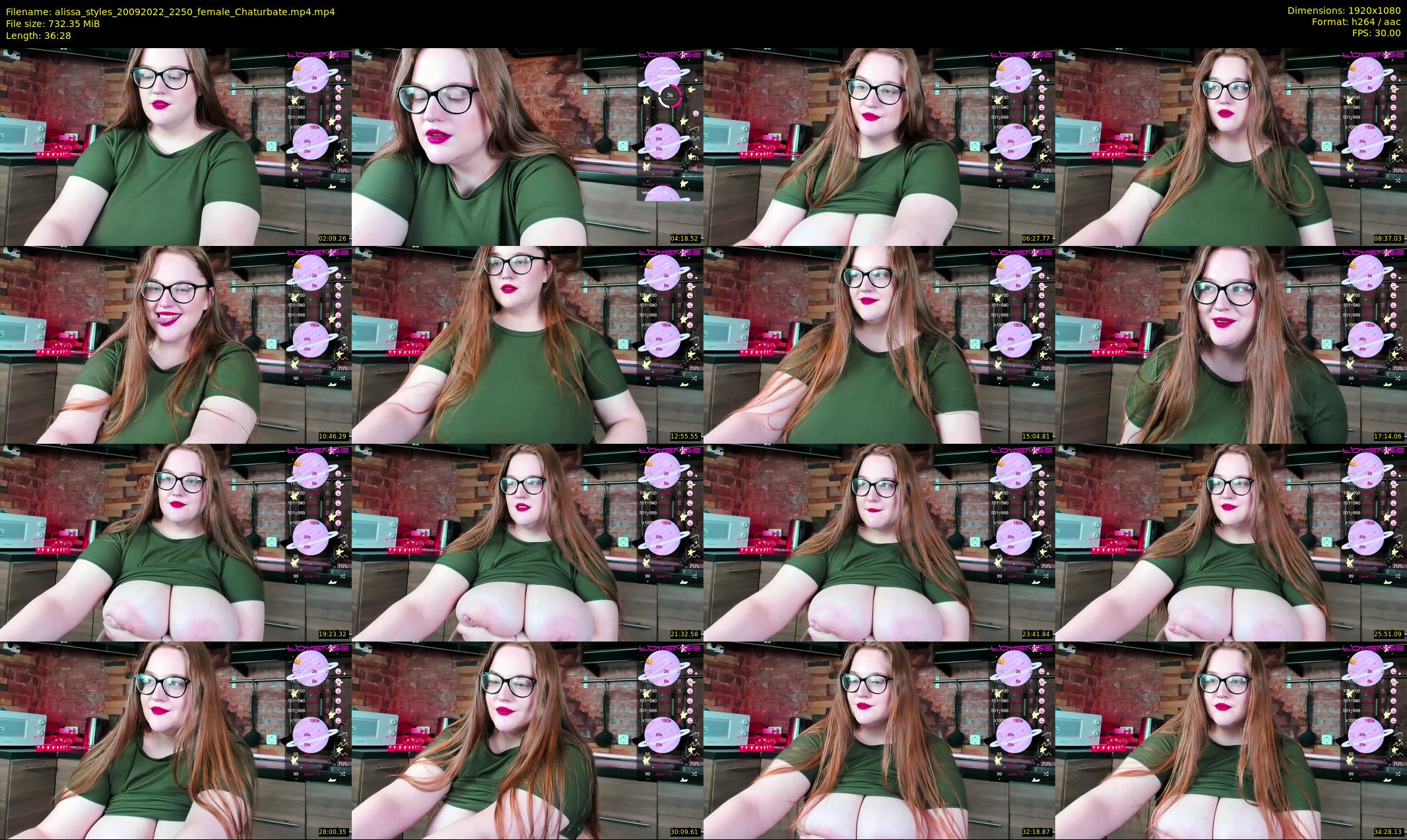 alissa_styles — 37 minute Chaturbate female cam show recording, 1080p, Sep 20, 2022