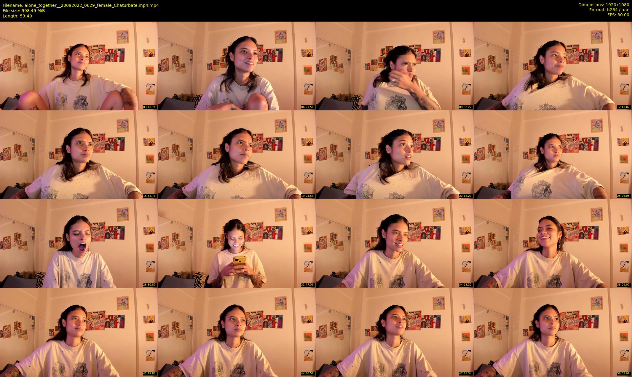 alone_together_ — 54 minute Chaturbate female cam show recording, 1080p, Sep 20, 2022