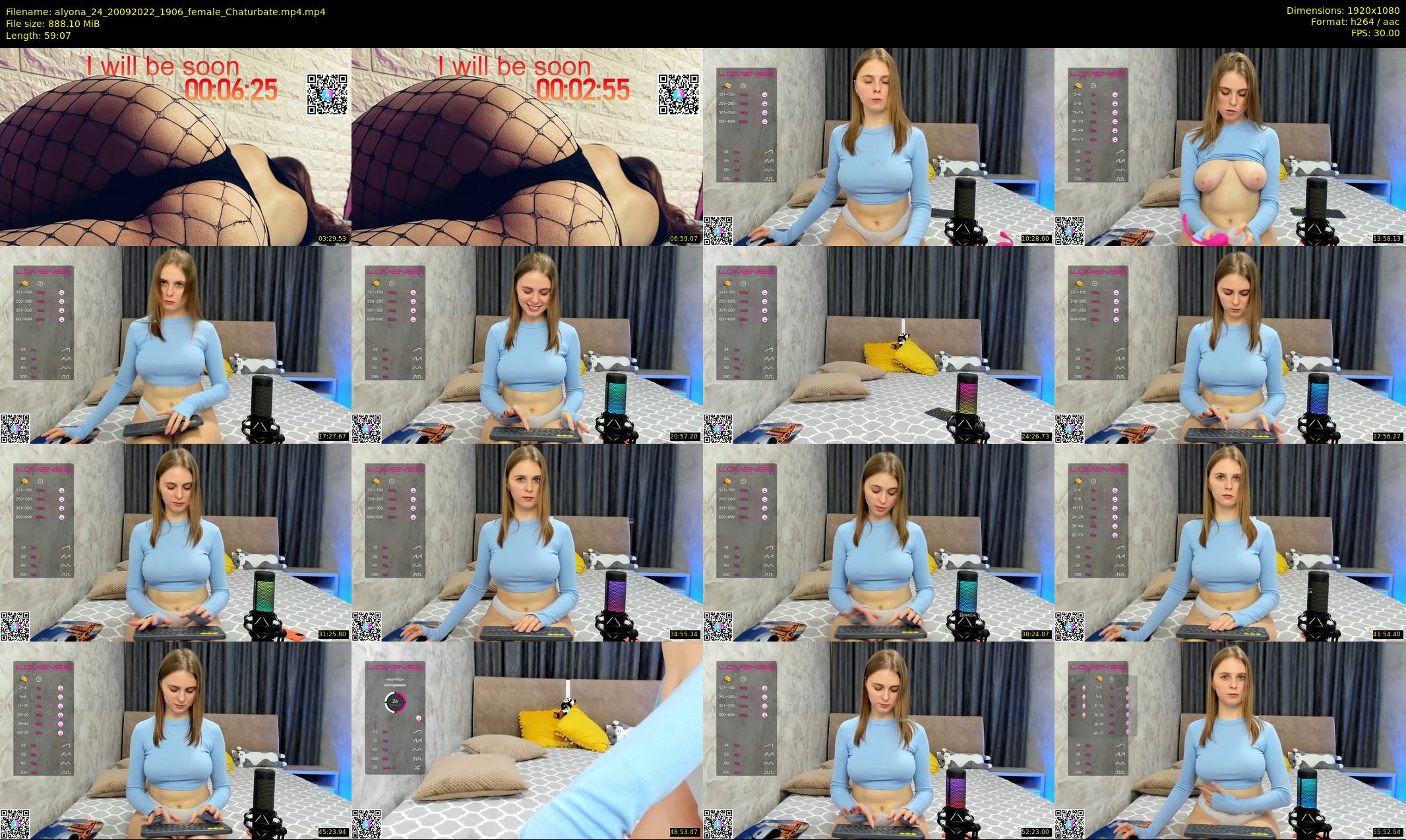 alyona_24 — 60 minute Chaturbate female cam show recording, 1080p, Sep 20, 2022