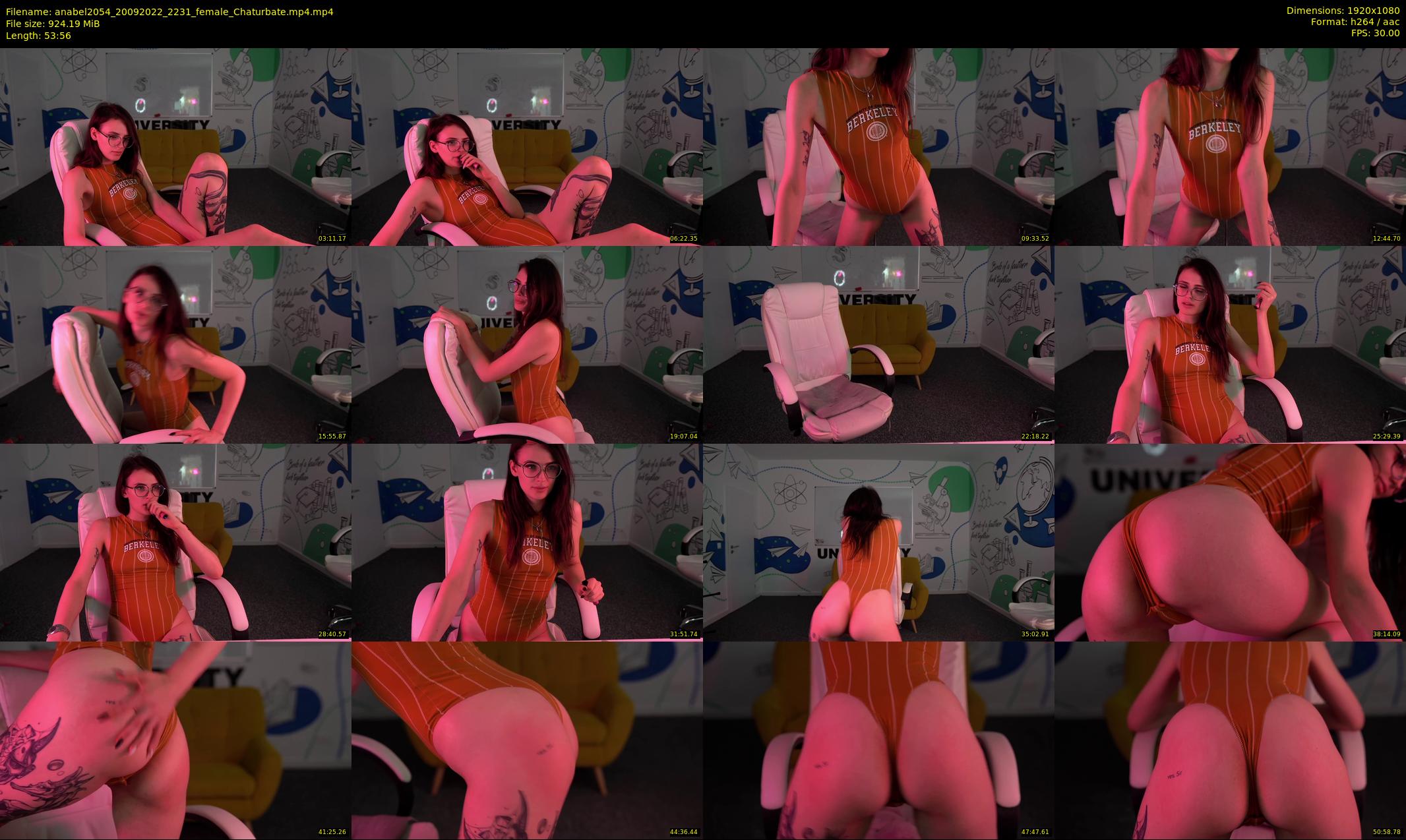anabel2054 — 54 minute Chaturbate female cam show recording, 1080p, Sep 20, 2022