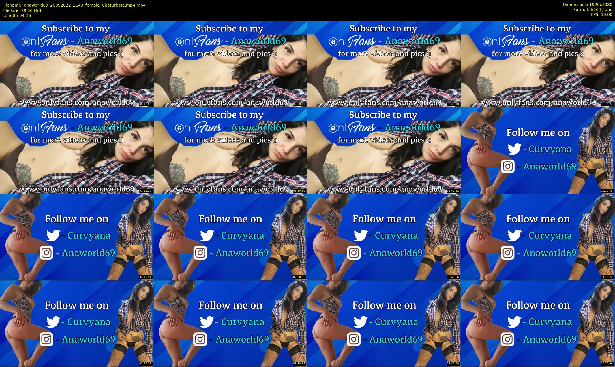 anaworld69 — 5 minute Chaturbate female cam show recording, 1080p, Sep 20, 2022