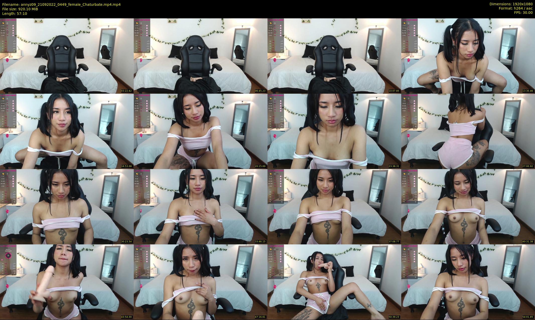 annyz09 — 58 minute Chaturbate female cam show recording, 1080p, Sep 21, 2022