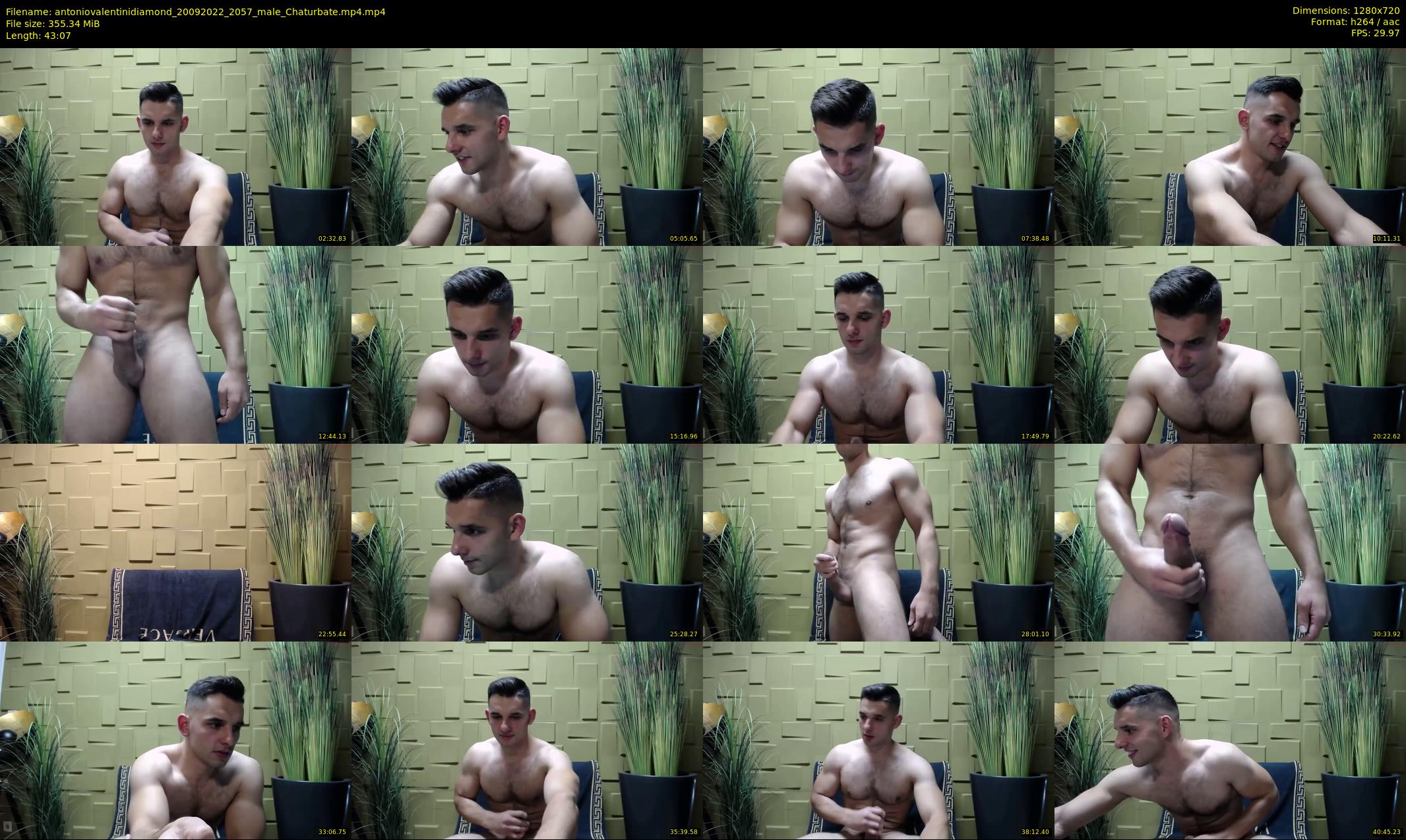 antoniovalentinidiamond — 44 minute Chaturbate male cam show recording, 720p, Sep 20, 2022