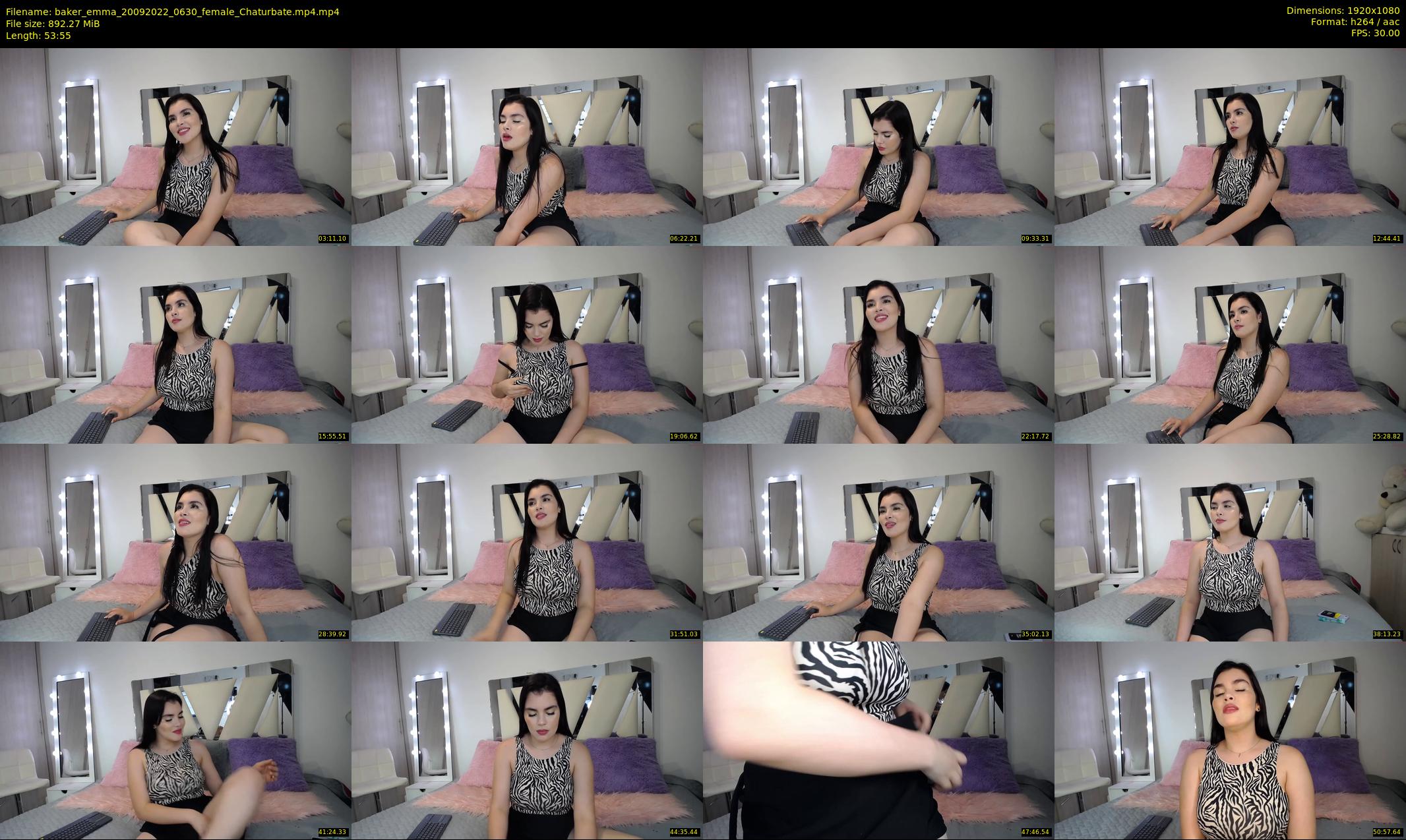 baker_emma — 54 minute Chaturbate female cam show recording, 1080p, Sep 20, 2022