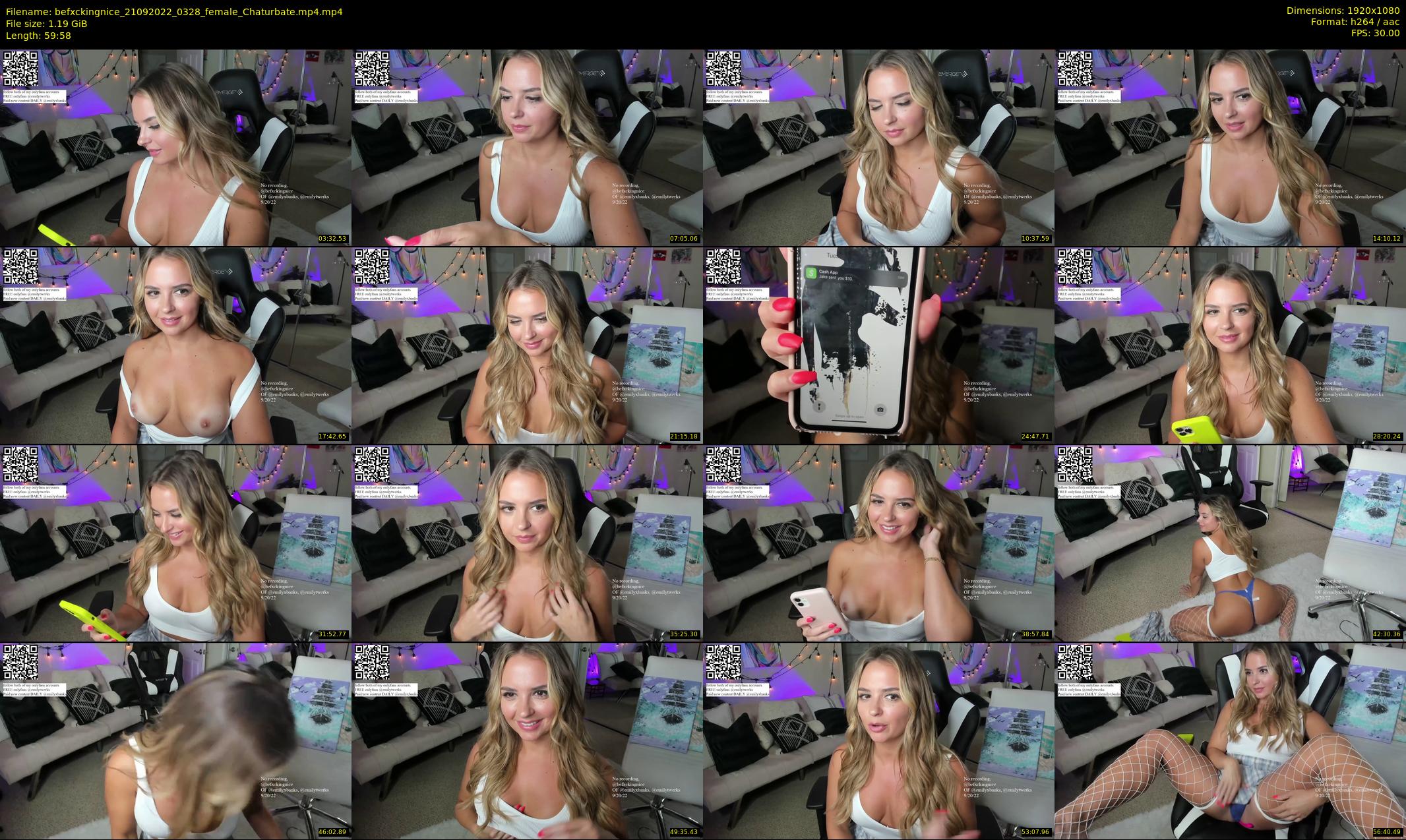 befxckingnice — 60 minute Chaturbate female cam show recording, 1080p, Sep 21, 2022