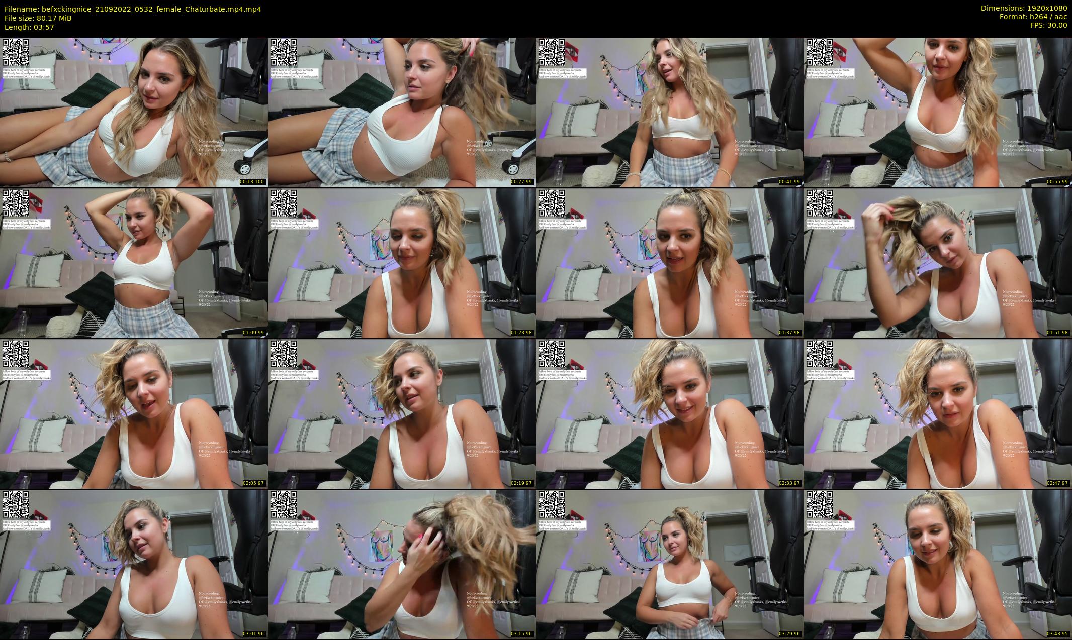 befxckingnice — 4 minute Chaturbate female cam show recording, 1080p, Sep 21, 2022