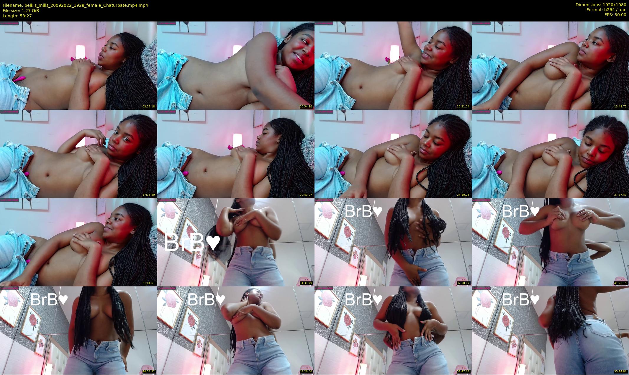 belkis_mills — 59 minute Chaturbate female cam show recording, 1080p, Sep 20, 2022