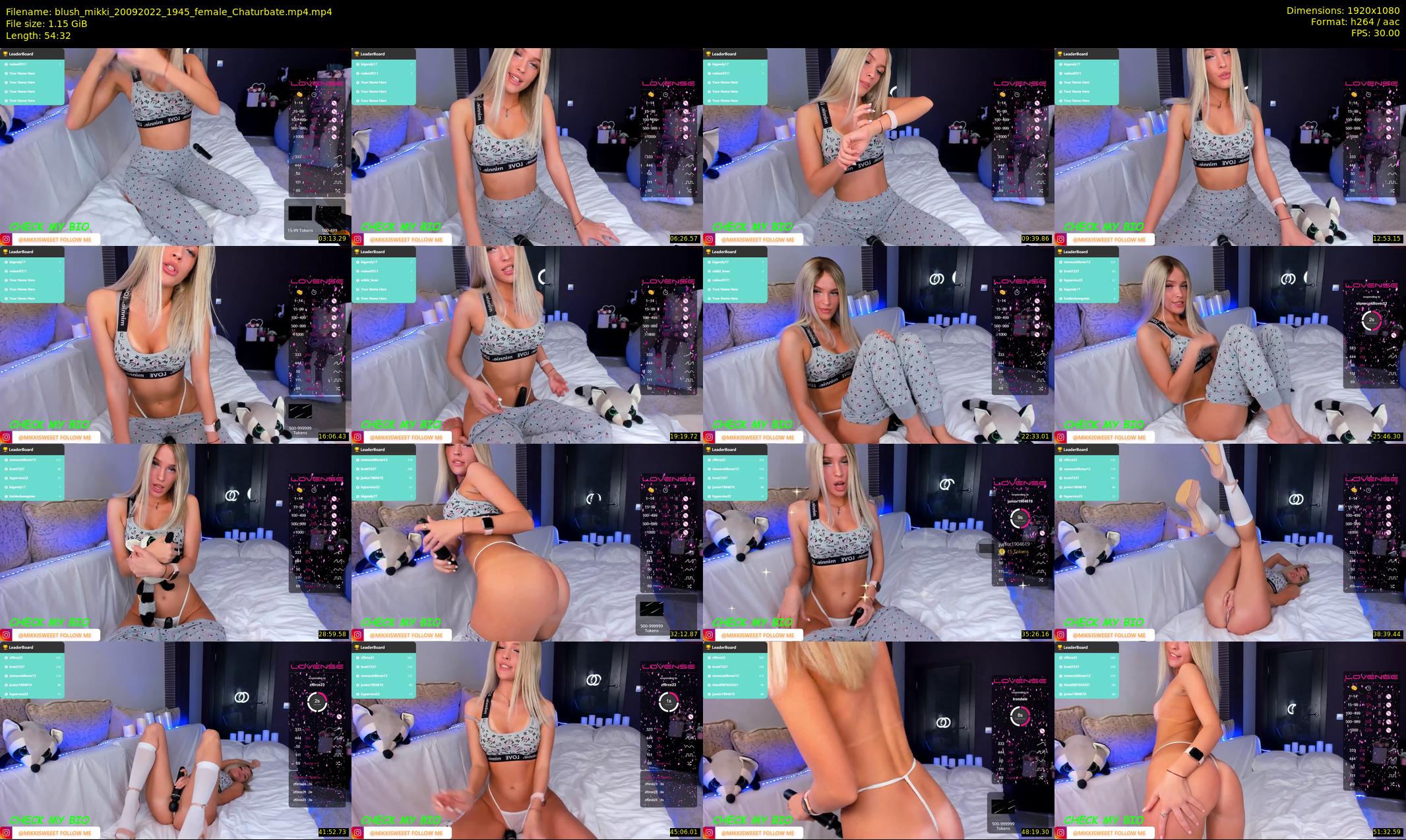 blush_mikki — 55 minute Chaturbate female cam show recording, 1080p, Sep 20, 2022