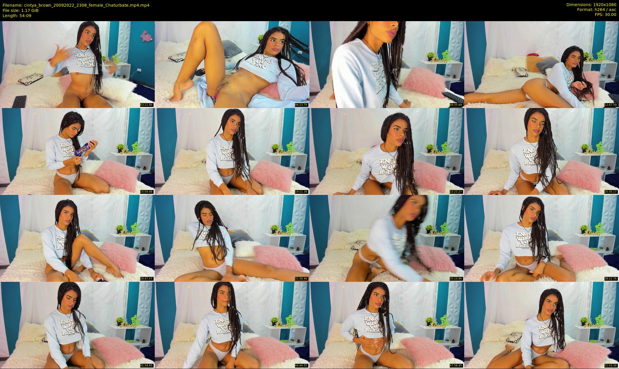 cintya_brown — 55 minute Chaturbate female cam show recording, 1080p, Sep 20, 2022