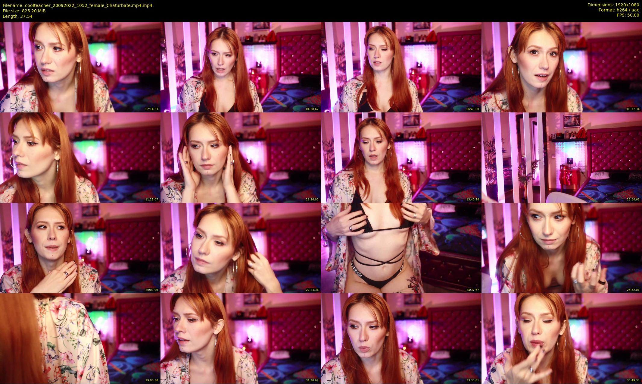 coolteacher — 38 minute Chaturbate female cam show recording, 1080p, Sep 20, 2022