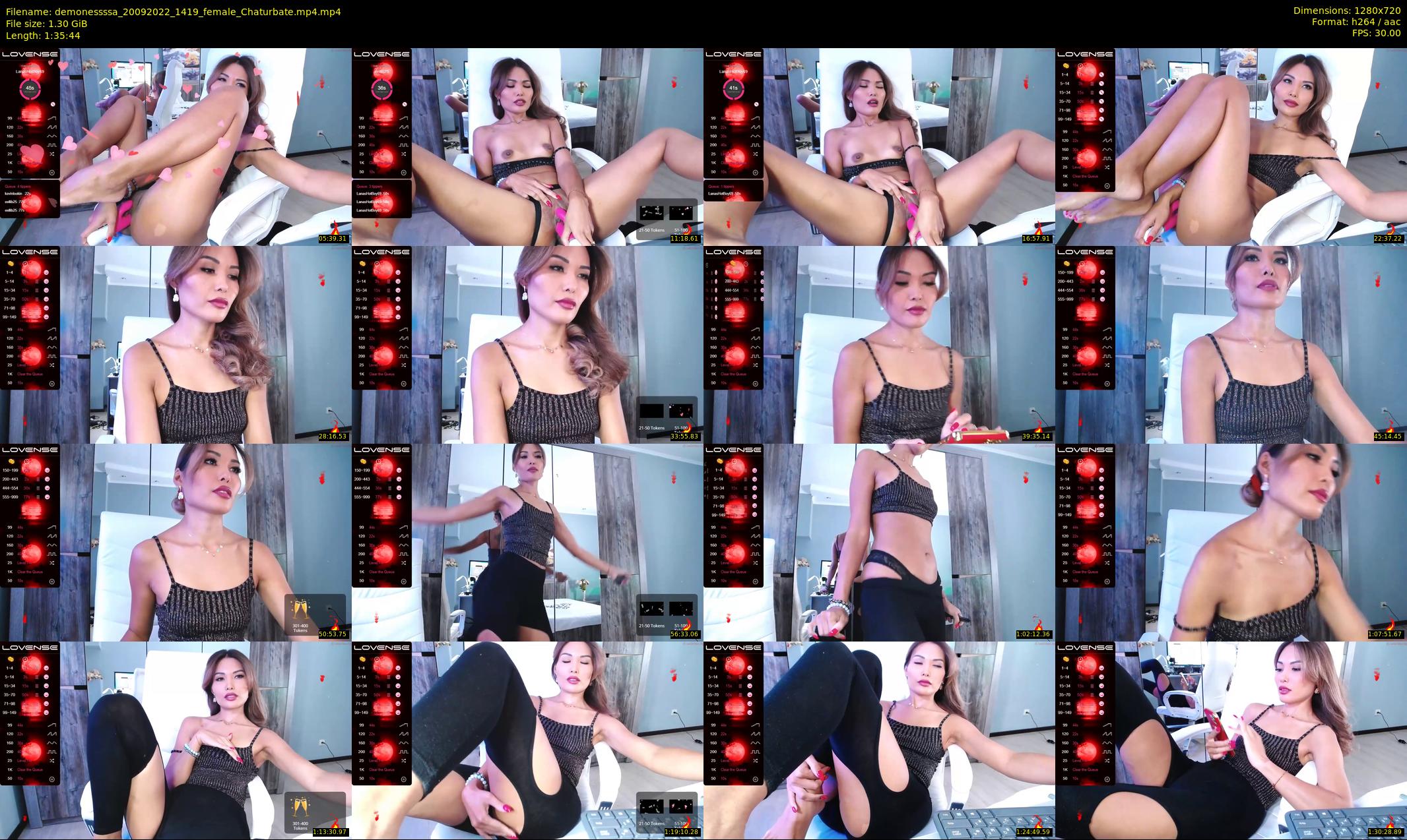 demonessssa — 96 minute Chaturbate female cam show recording, 720p, Sep 20, 2022