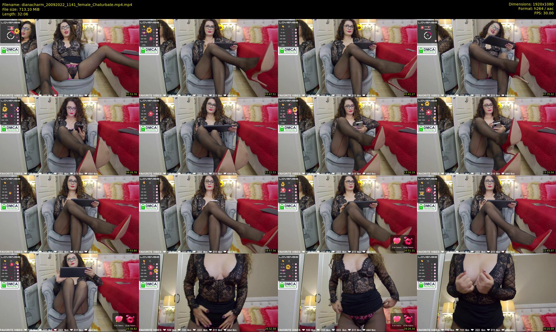 dianacharm — 33 minute Chaturbate female cam show recording, 1080p, Sep 20, 2022