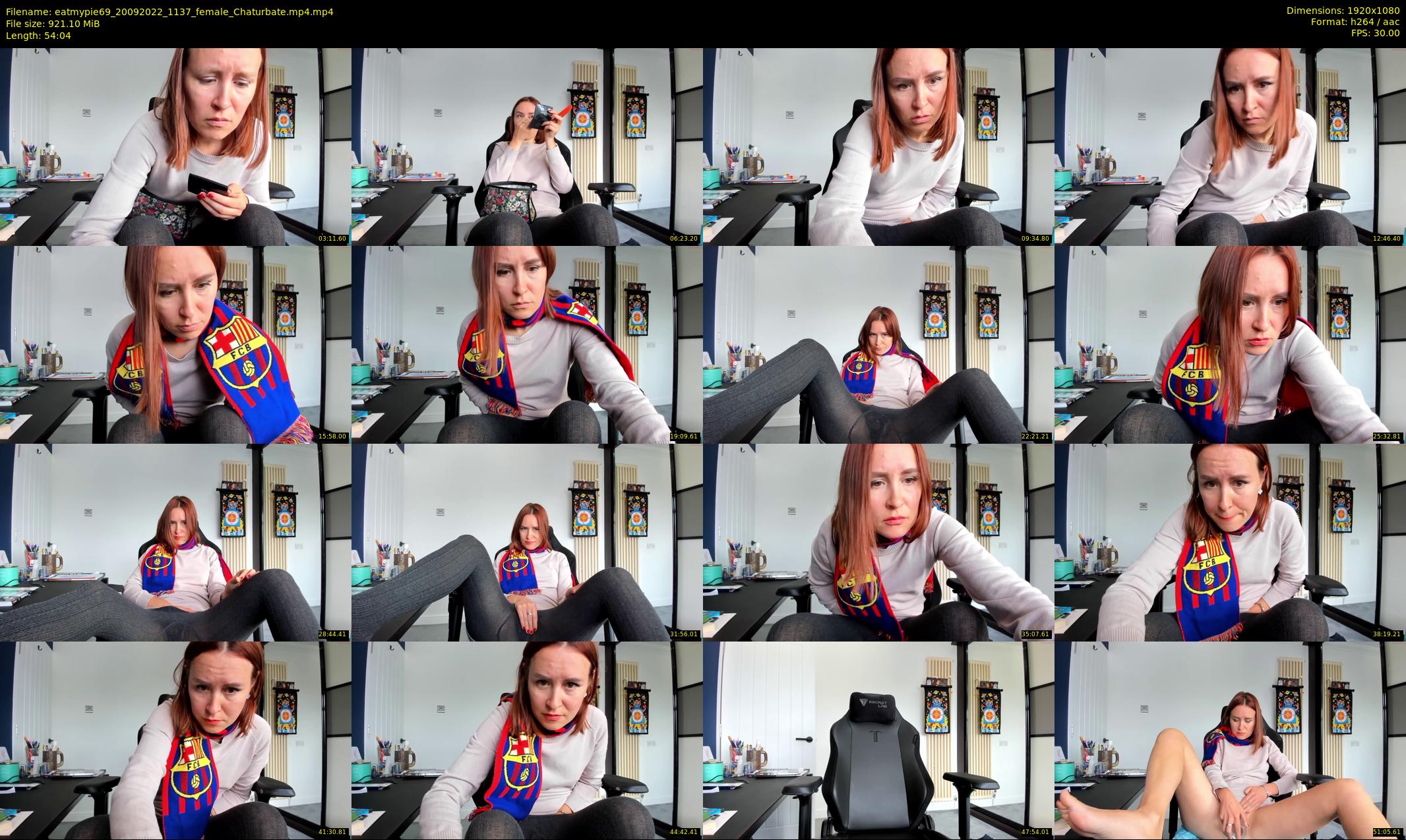 eatmypie69 — 55 minute Chaturbate female cam show recording, 1080p, Sep 20, 2022
