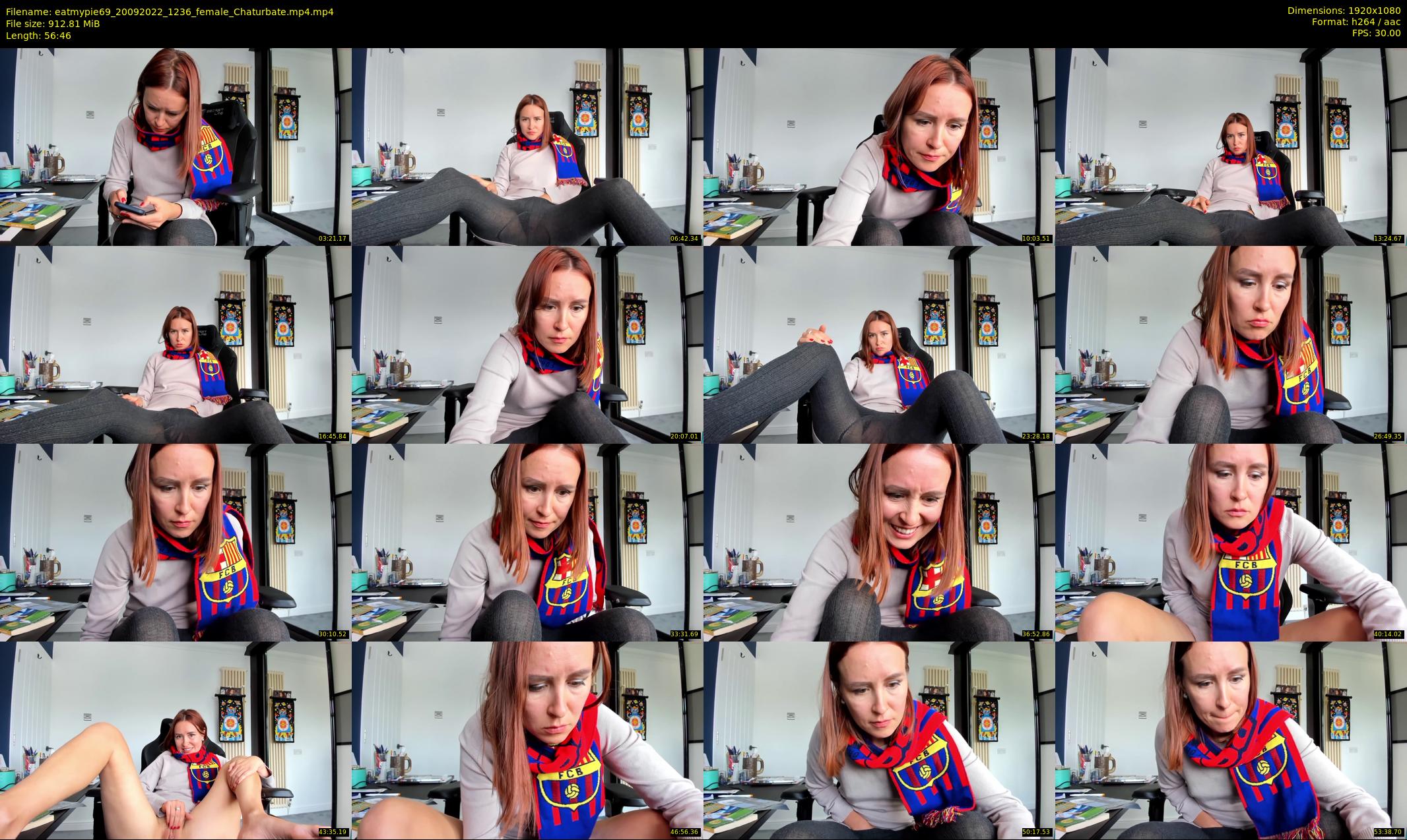eatmypie69 — 57 minute Chaturbate female cam show recording, 1080p, Sep 20, 2022