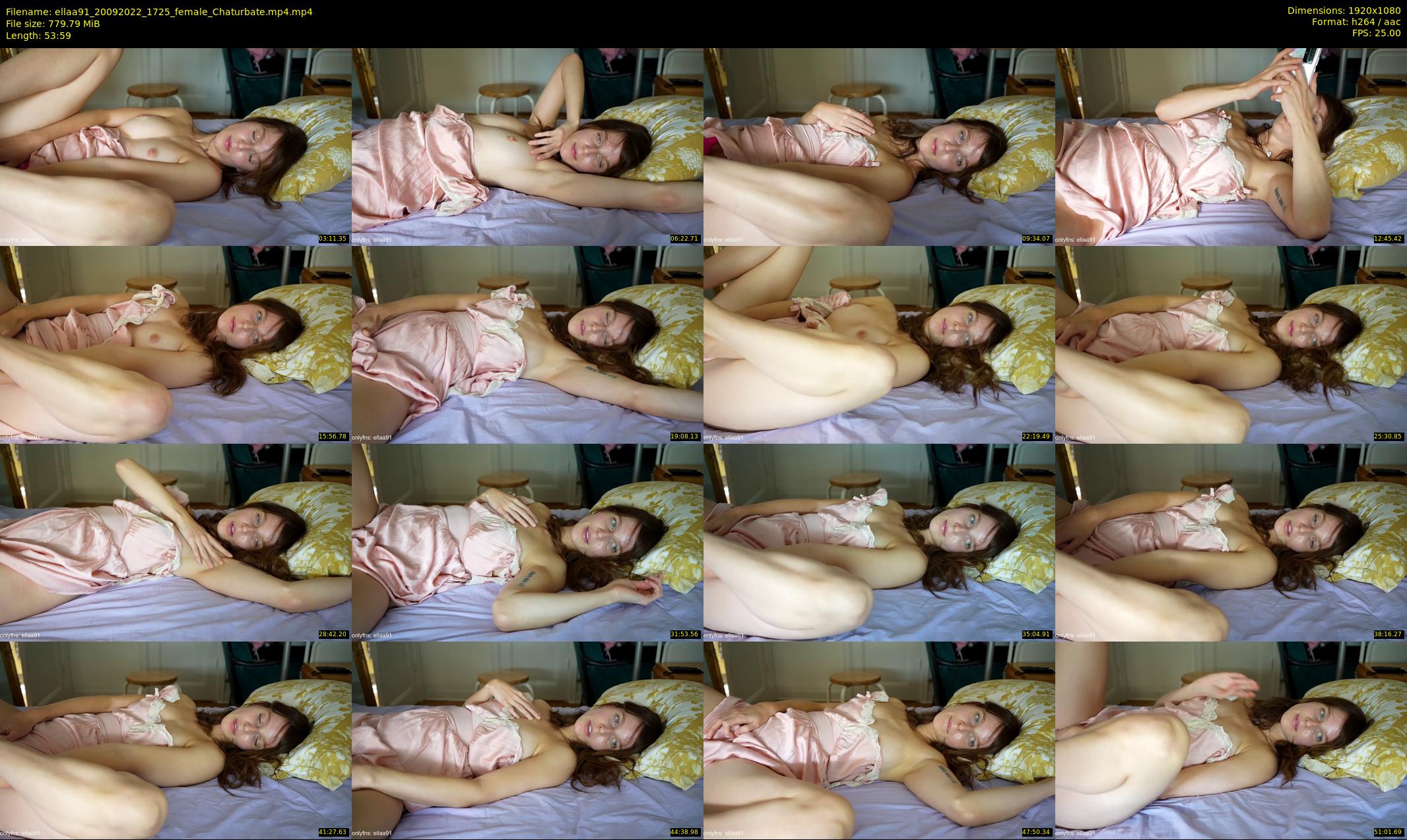ellaa91 — 54 minute Chaturbate female cam show recording, 1080p, Sep 20, 2022