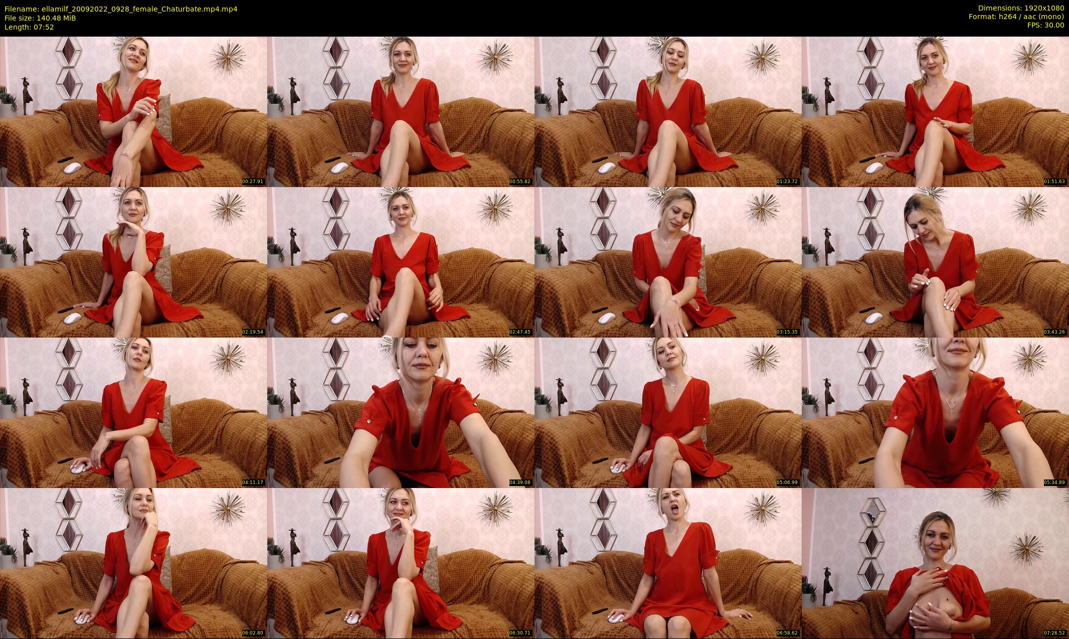 ellamilf — 8 minute Chaturbate female cam show recording, 1080p, Sep 20, 2022