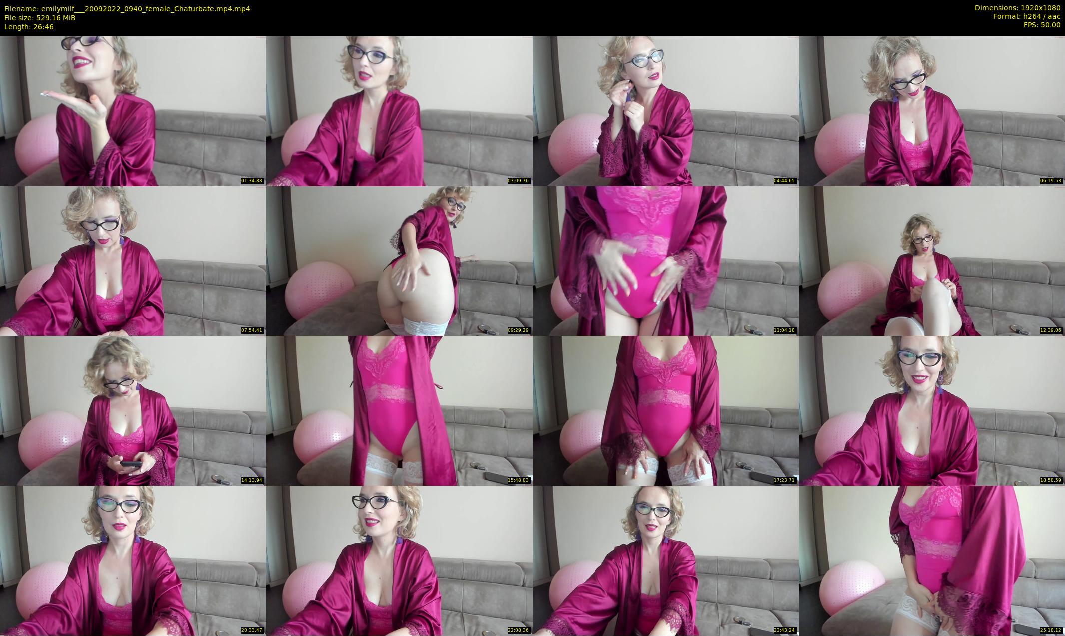 emilymilf__ — 27 minute Chaturbate female cam show recording, 1080p, Sep 20, 2022