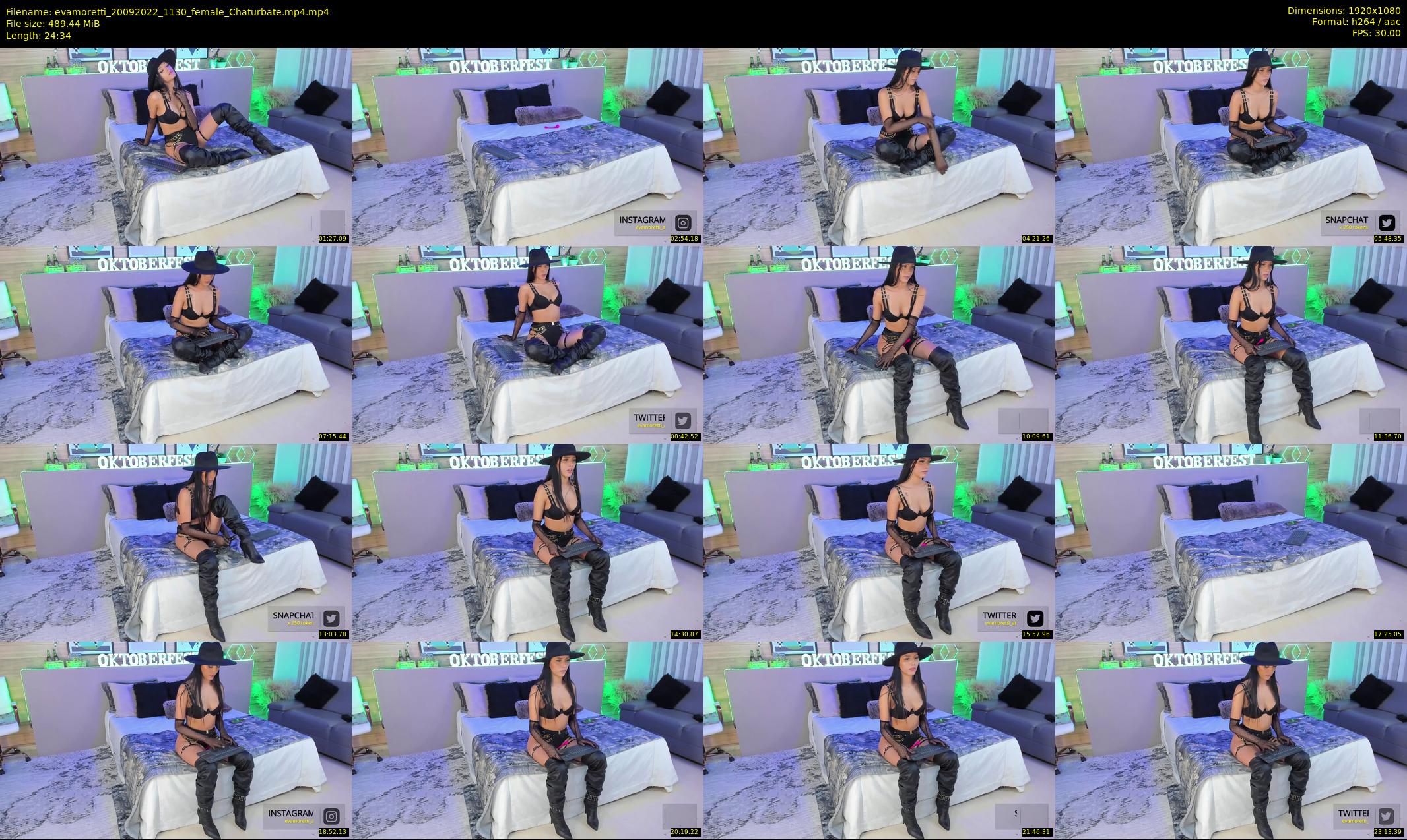 evamoretti — 25 minute Chaturbate female cam show recording, 1080p, Sep 20, 2022
