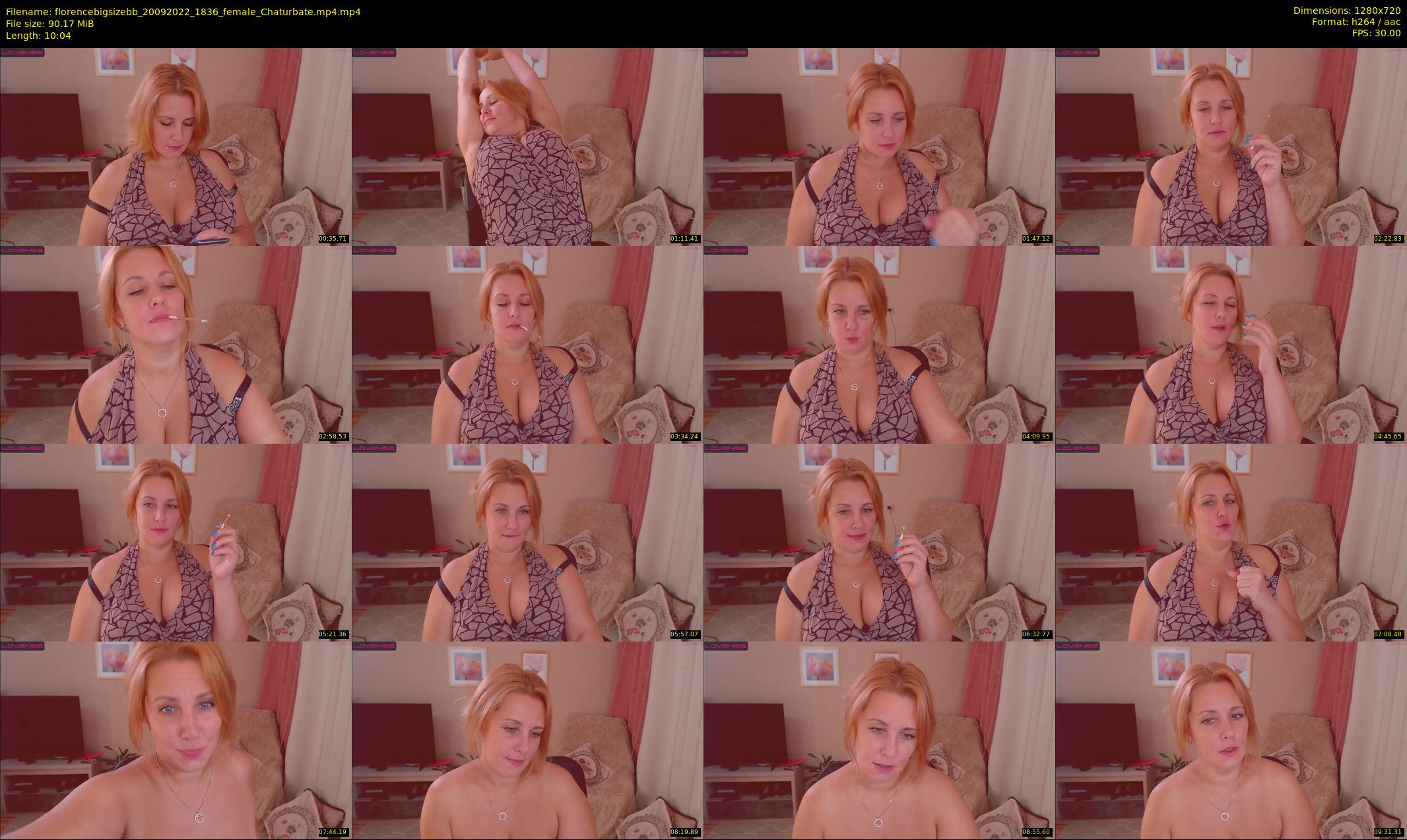 florencebigsizebb — 11 minute Chaturbate female cam show recording, 720p, Sep 20, 2022