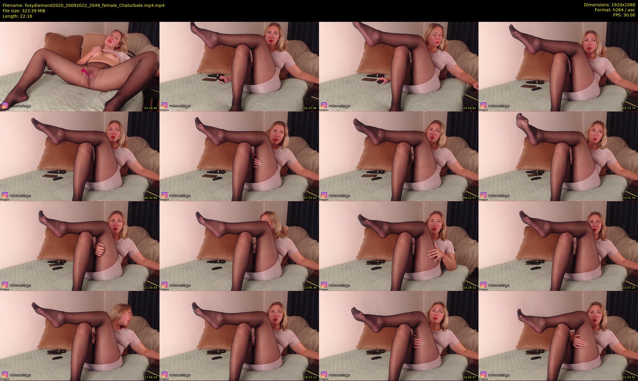 foxydiamond2020 — 23 minute Chaturbate female cam show recording, 1080p, Sep 20, 2022