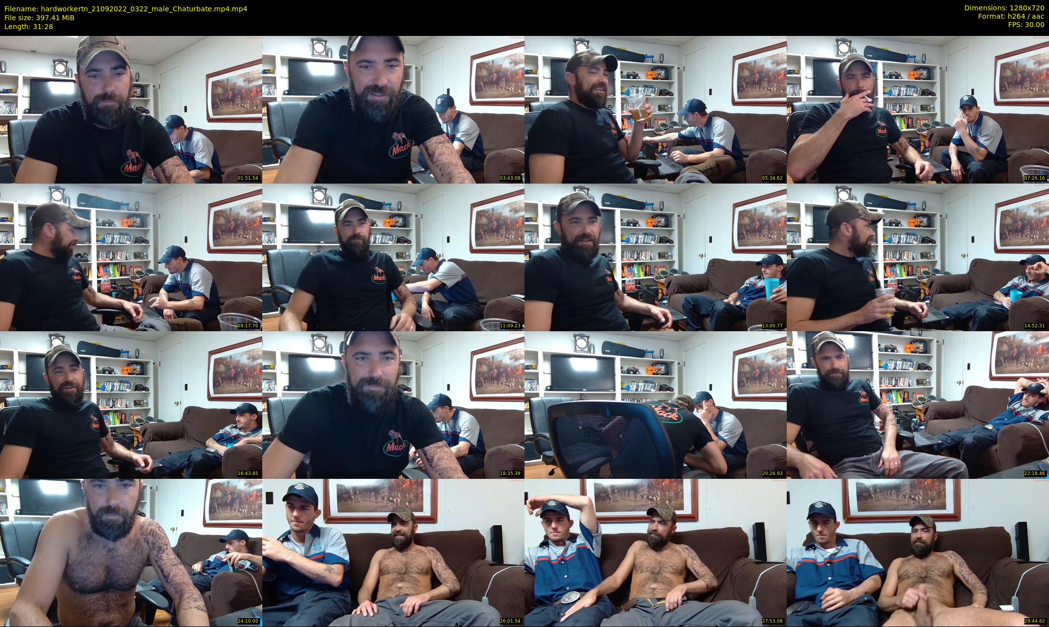 hardworkertn — 32 minute Chaturbate male cam show recording, 720p, Sep 21, 2022