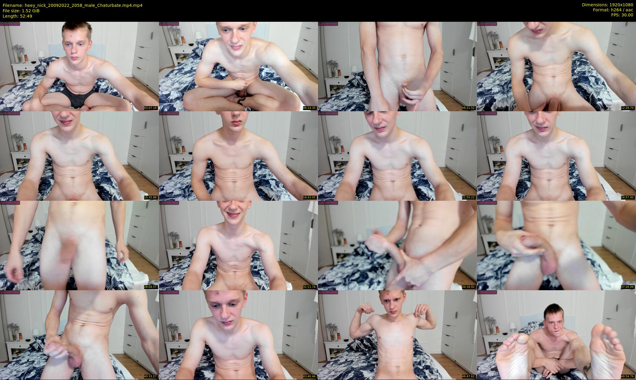 heey_nick — 53 minute Chaturbate male cam show recording, 1080p, Sep 20, 2022