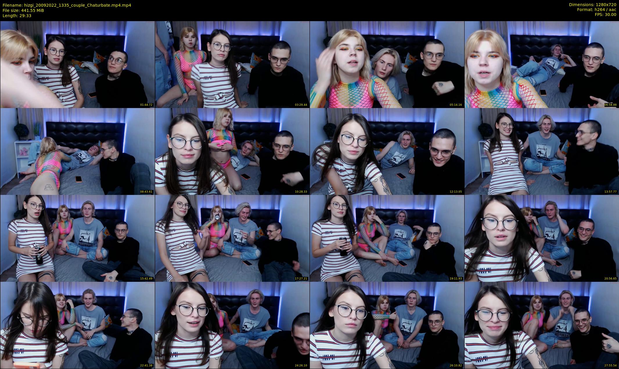 hizgi — 30 minute Chaturbate couple cam show recording, 720p, Sep 20, 2022