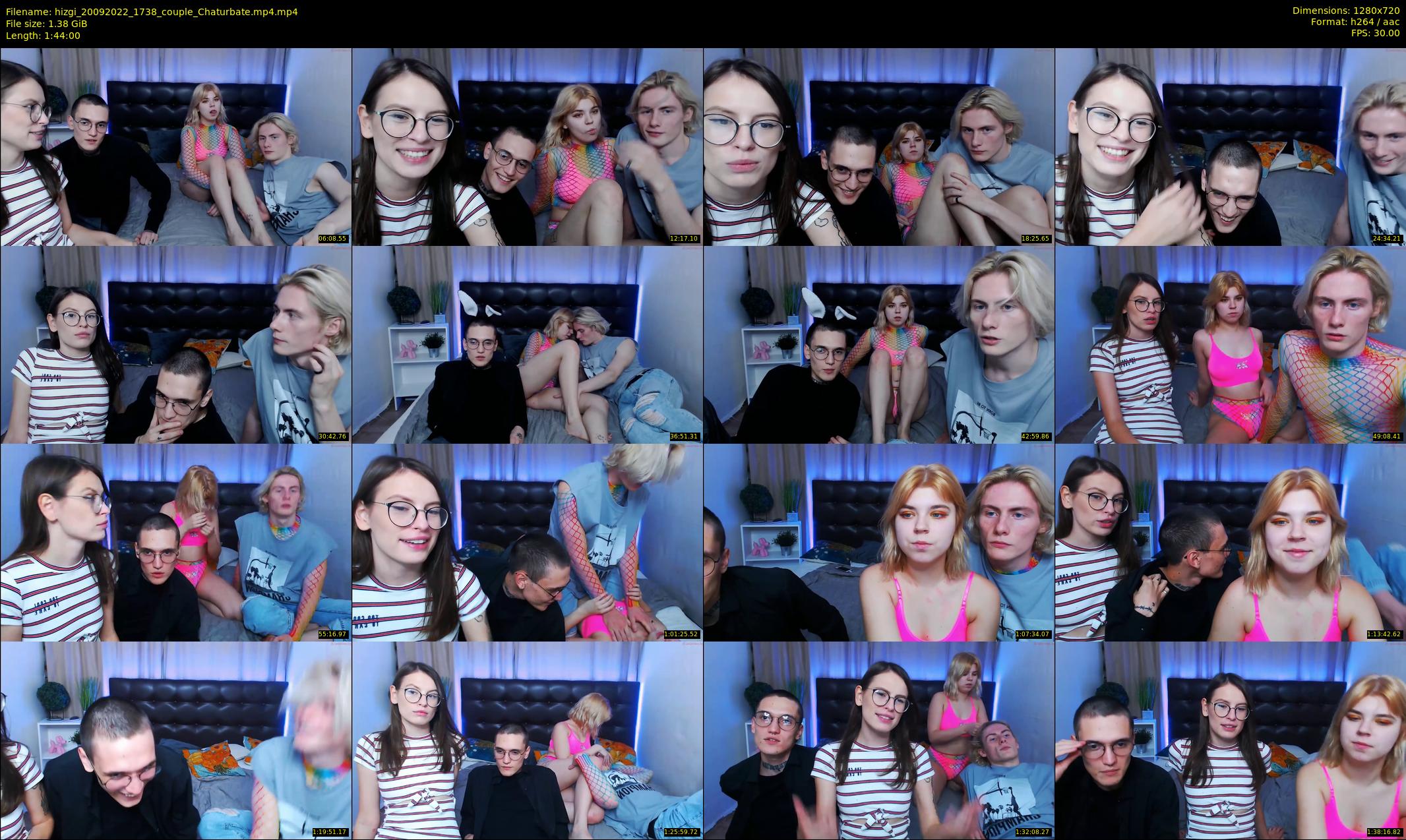hizgi — 104 minute Chaturbate couple cam show recording, 720p, Sep 20, 2022