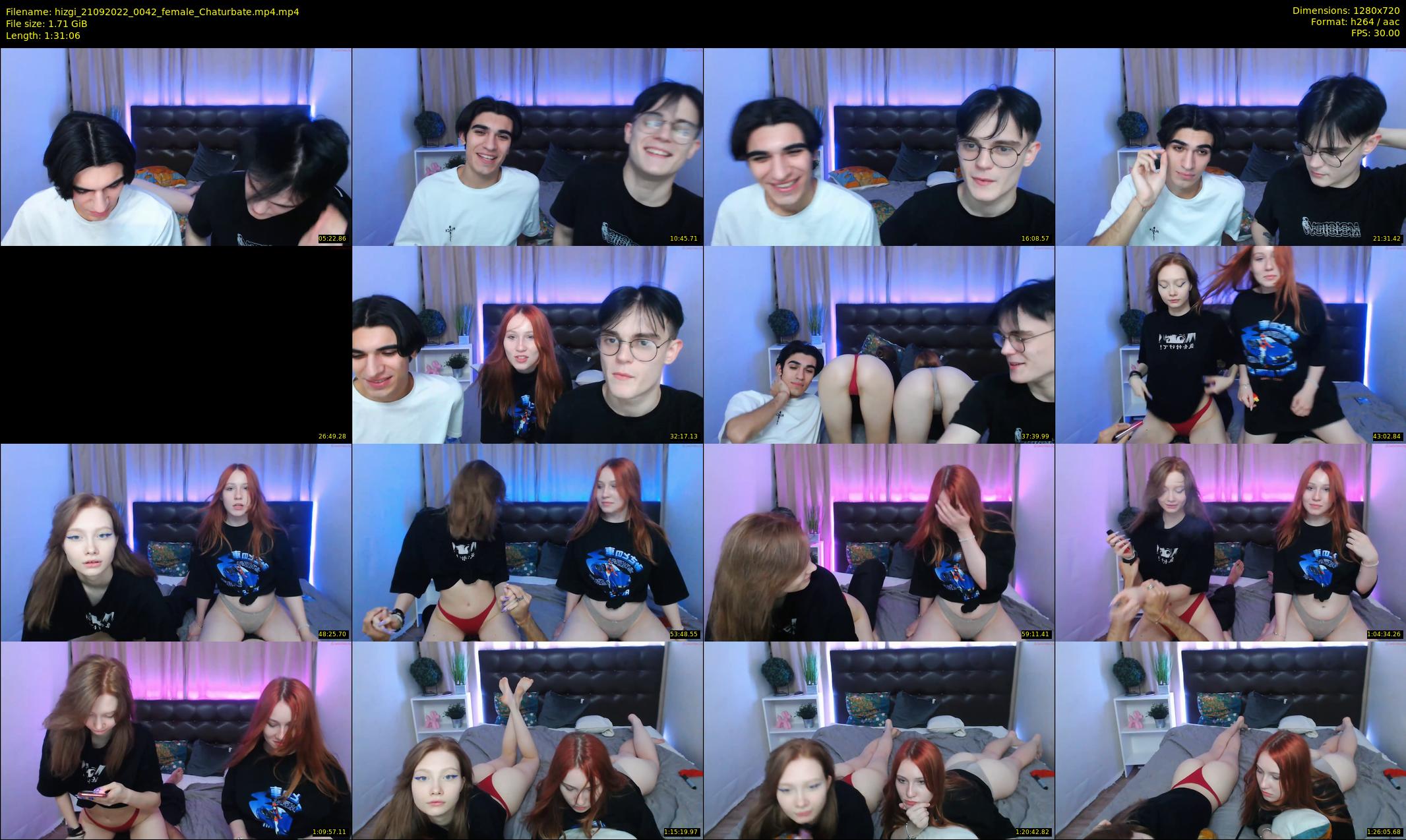 hizgi — 92 minute Chaturbate couple cam show recording, 720p, Sep 21, 2022