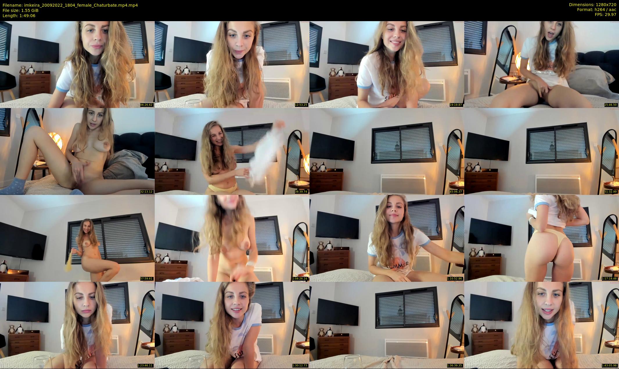 imkeira — 110 minute Chaturbate female cam show recording, 720p, Sep 20, 2022