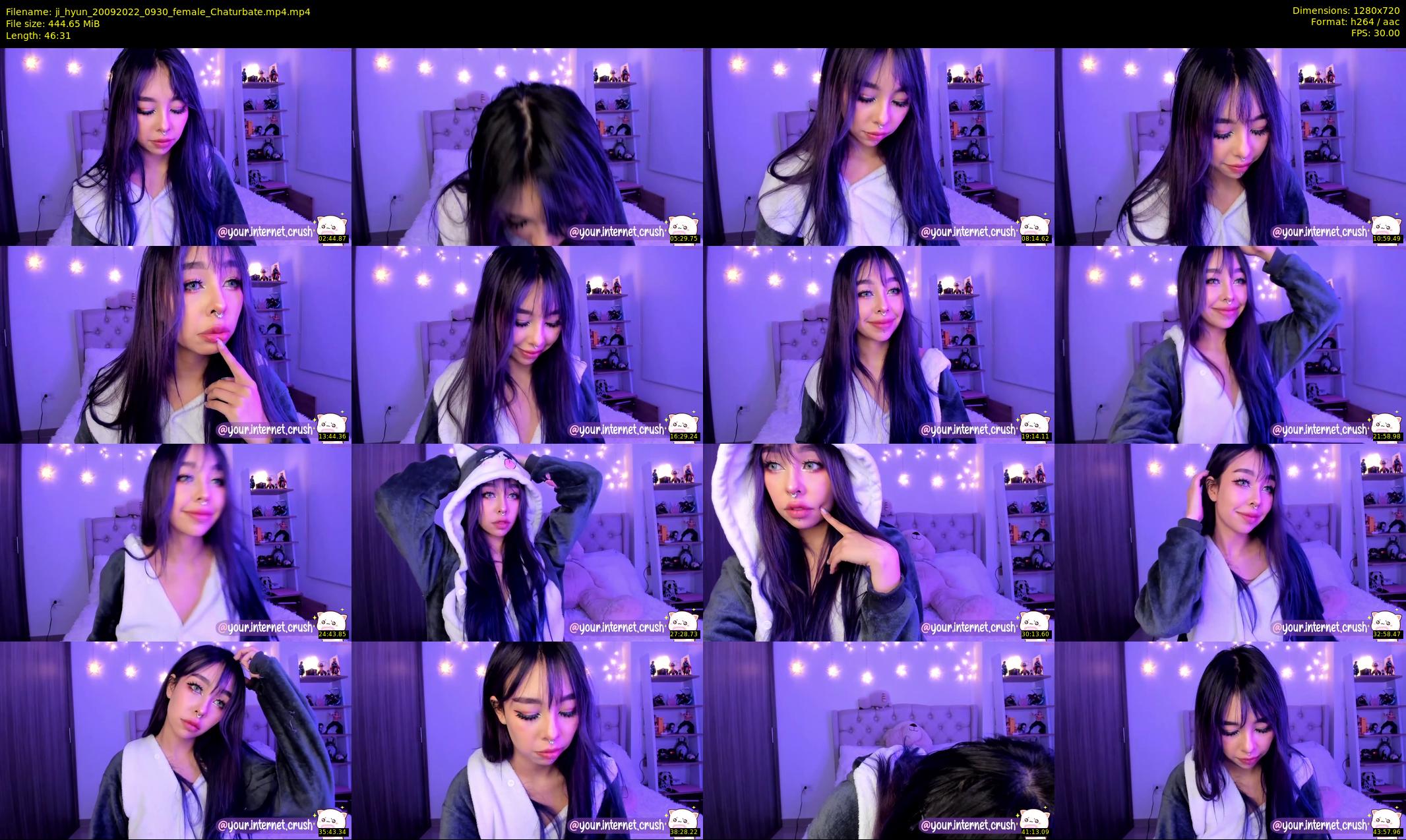ji_hyun — 47 minute Chaturbate female cam show recording, 720p, Sep 20, 2022