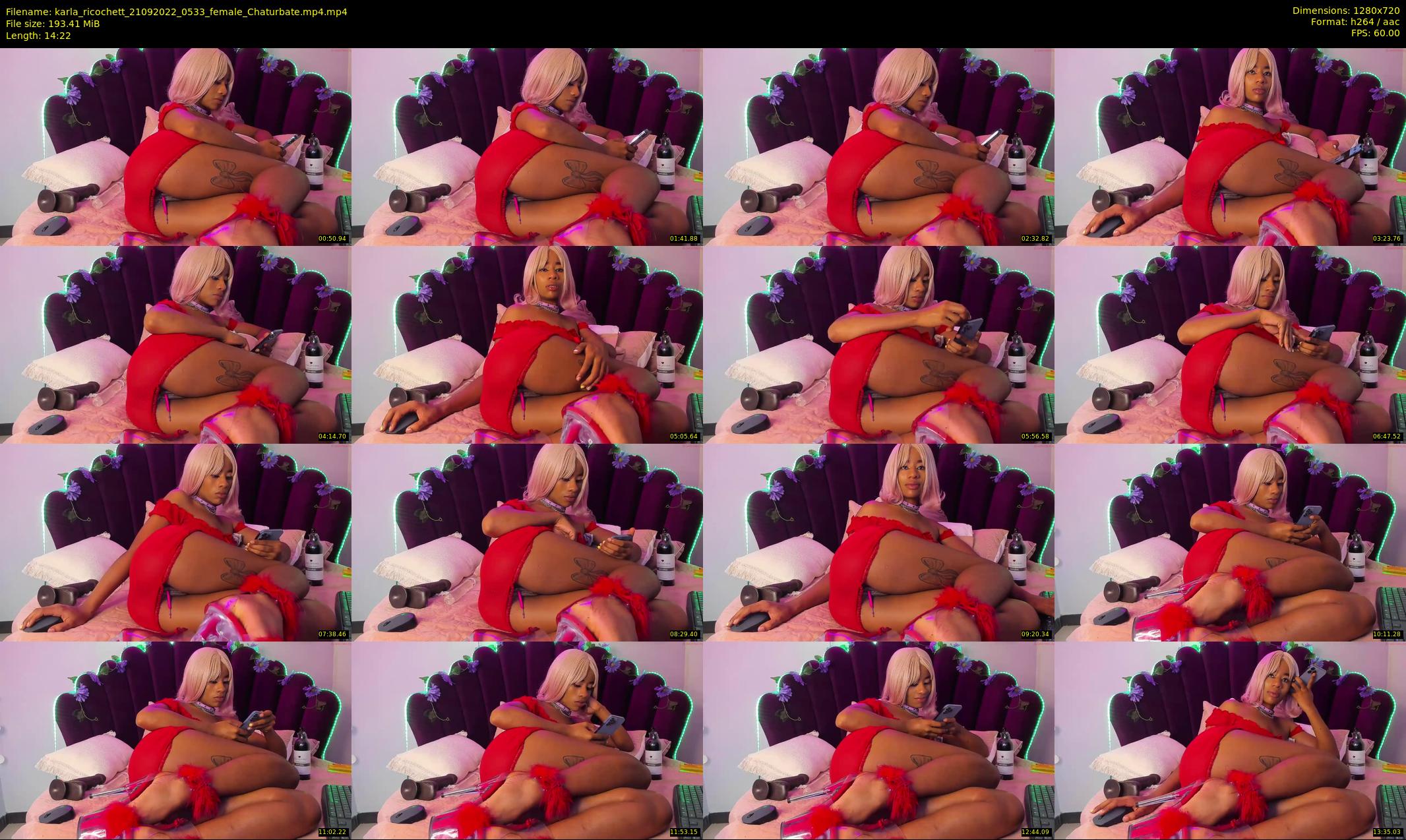 karla_ricochett — 15 minute Chaturbate female cam show recording, 720p, Sep 21, 2022