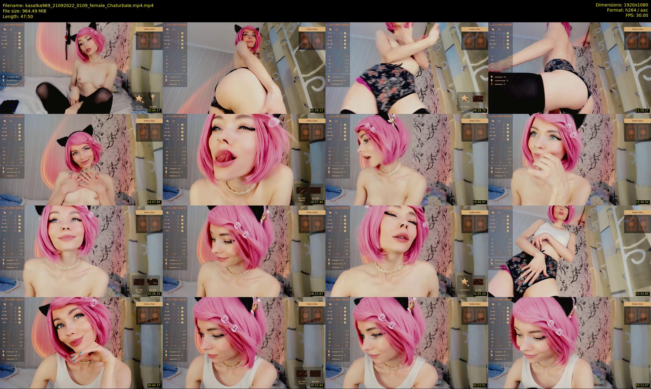 kasatka969 — 48 minute Chaturbate female cam show recording, 1080p, Sep 21, 2022