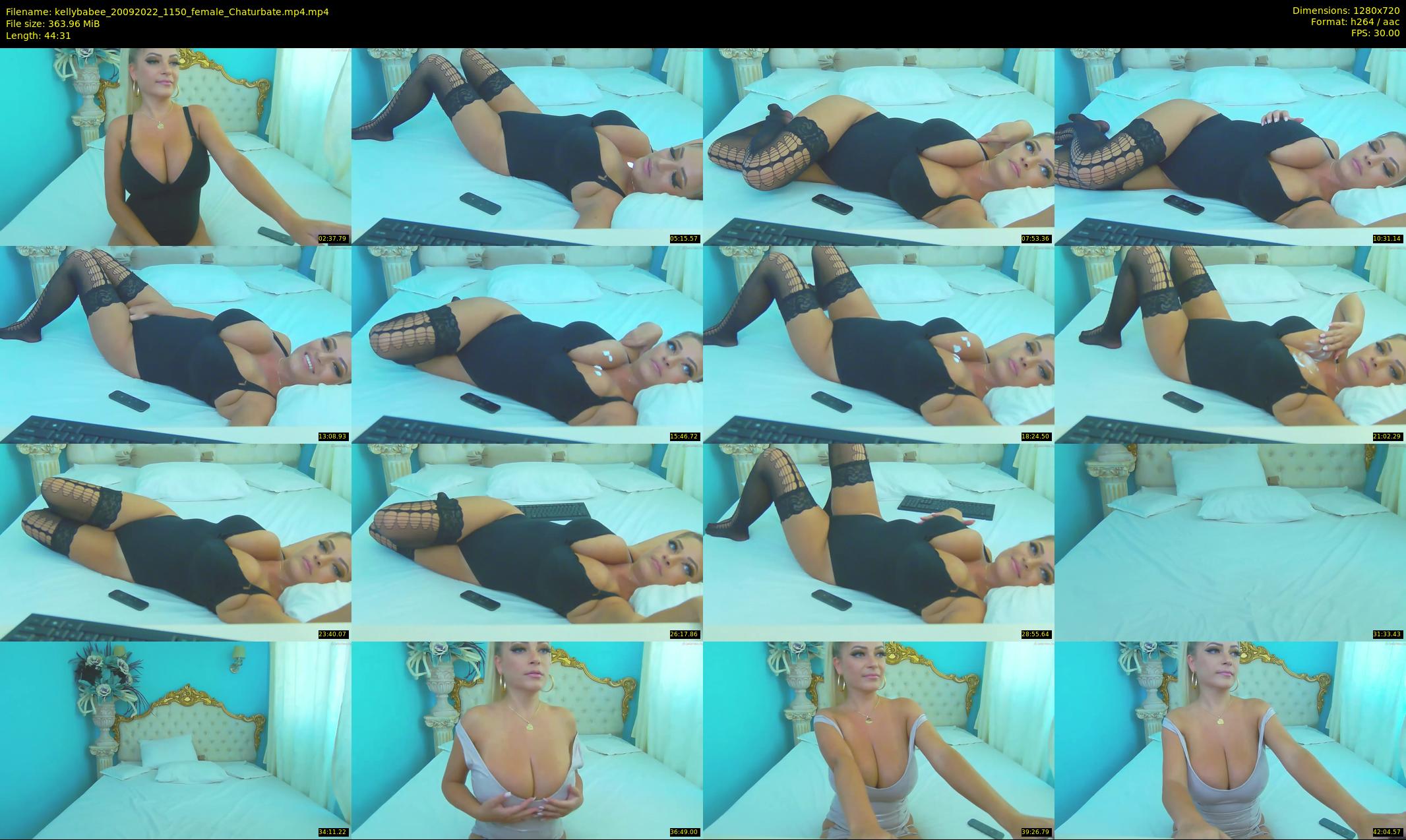 kellybabee — 45 minute Chaturbate female cam show recording, 720p, Sep 20, 2022