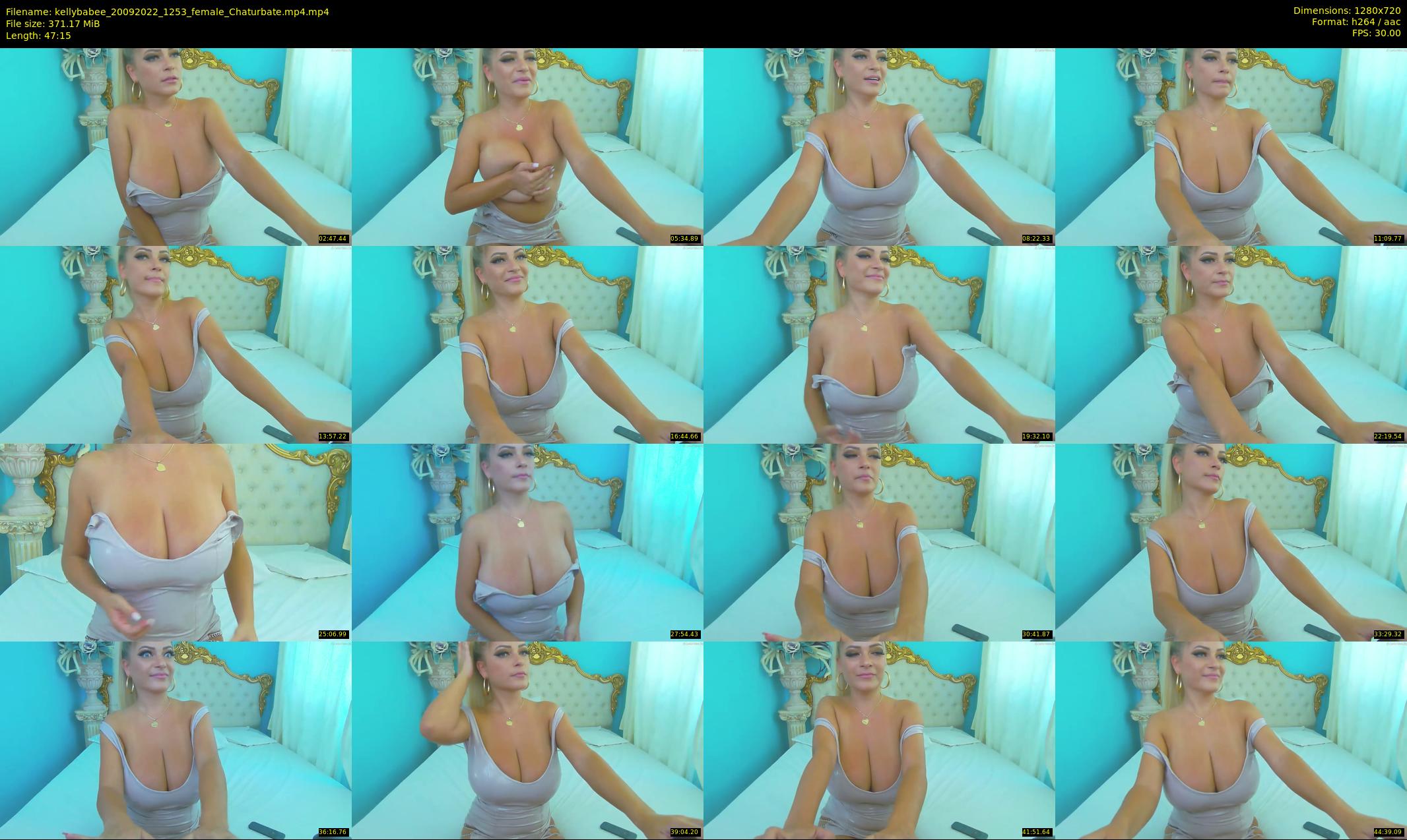 kellybabee — 48 minute Chaturbate female cam show recording, 720p, Sep 20, 2022