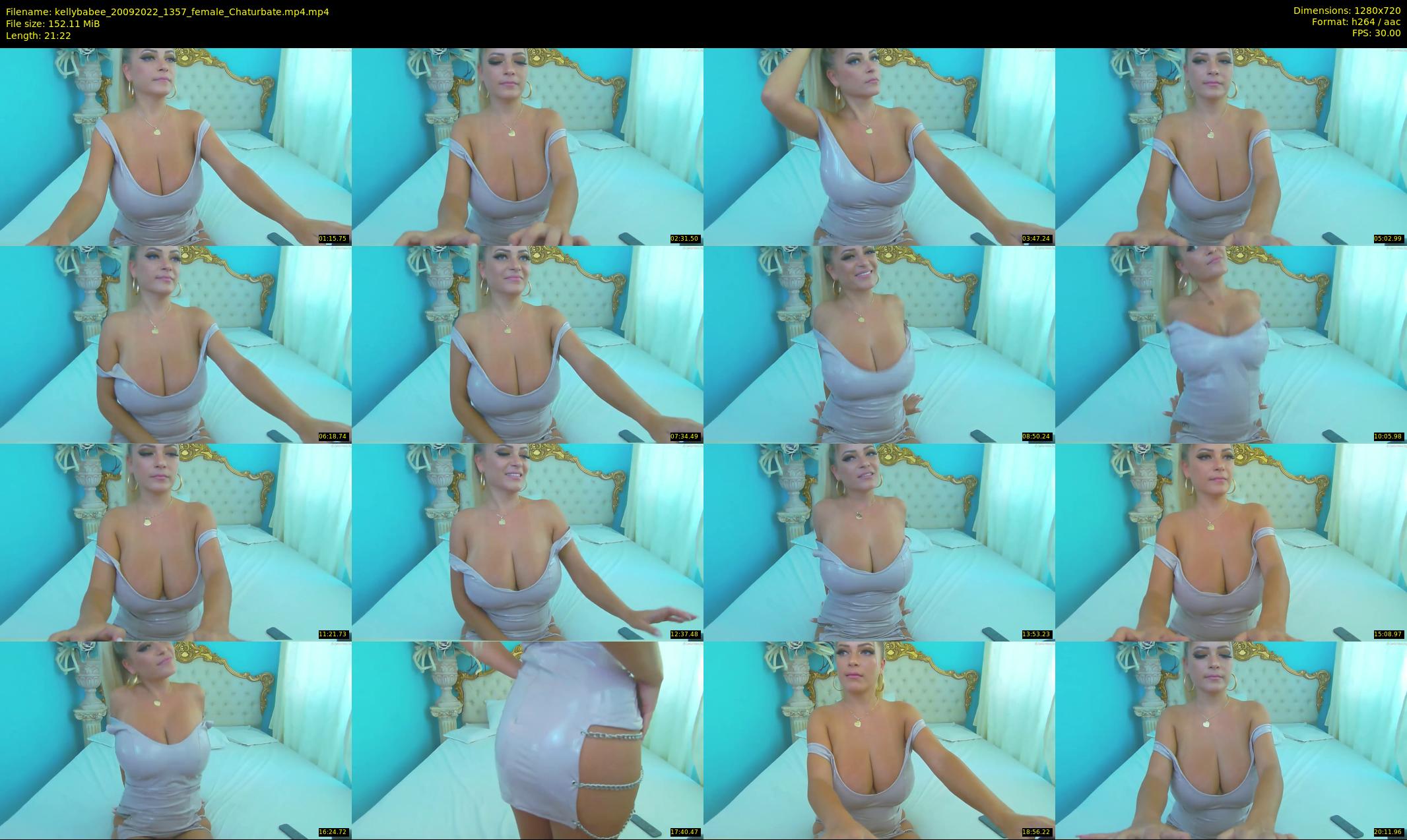 kellybabee — 22 minute Chaturbate female cam show recording, 720p, Sep 20, 2022