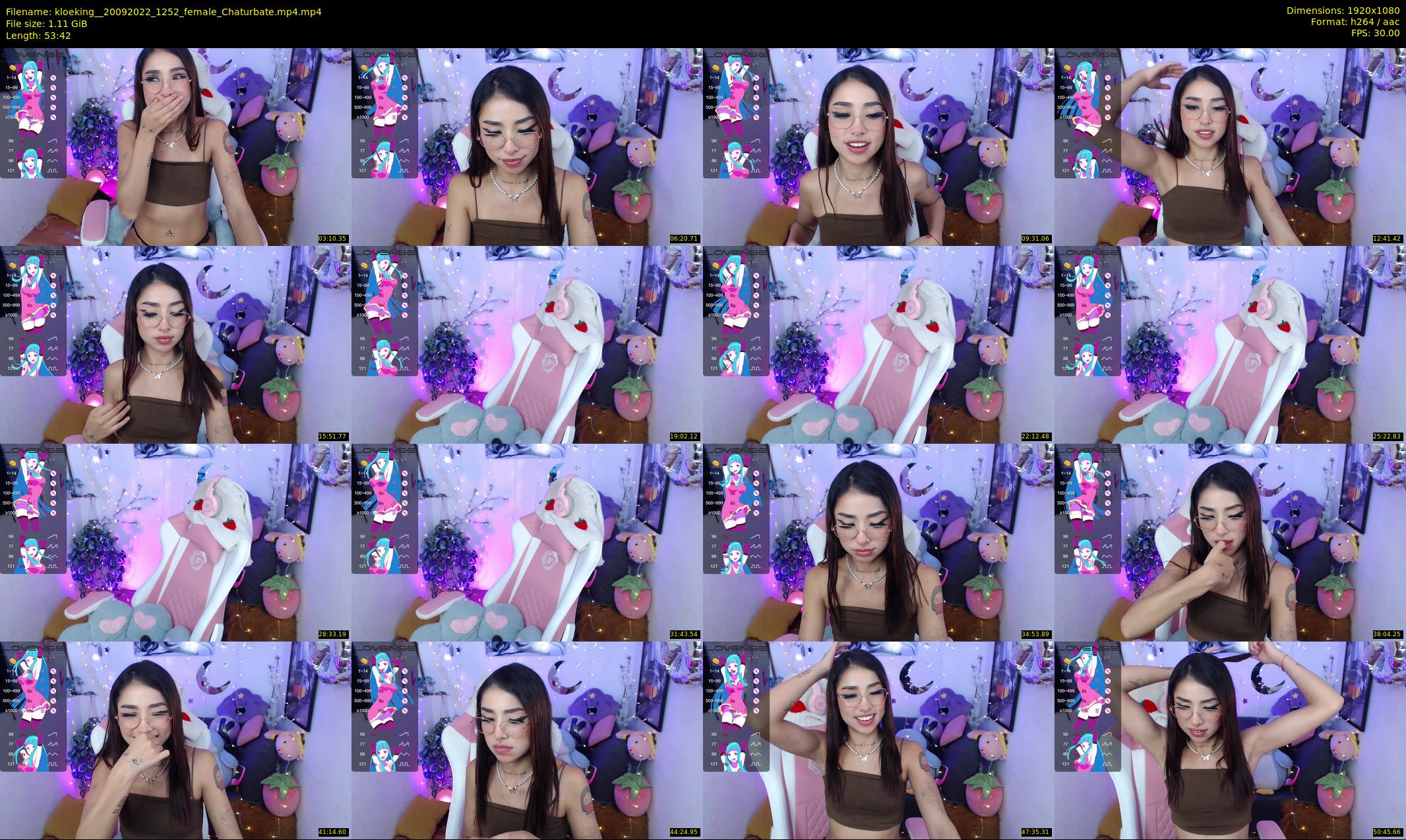 kloeking_ — 54 minute Chaturbate female cam show recording, 1080p, Sep 20, 2022