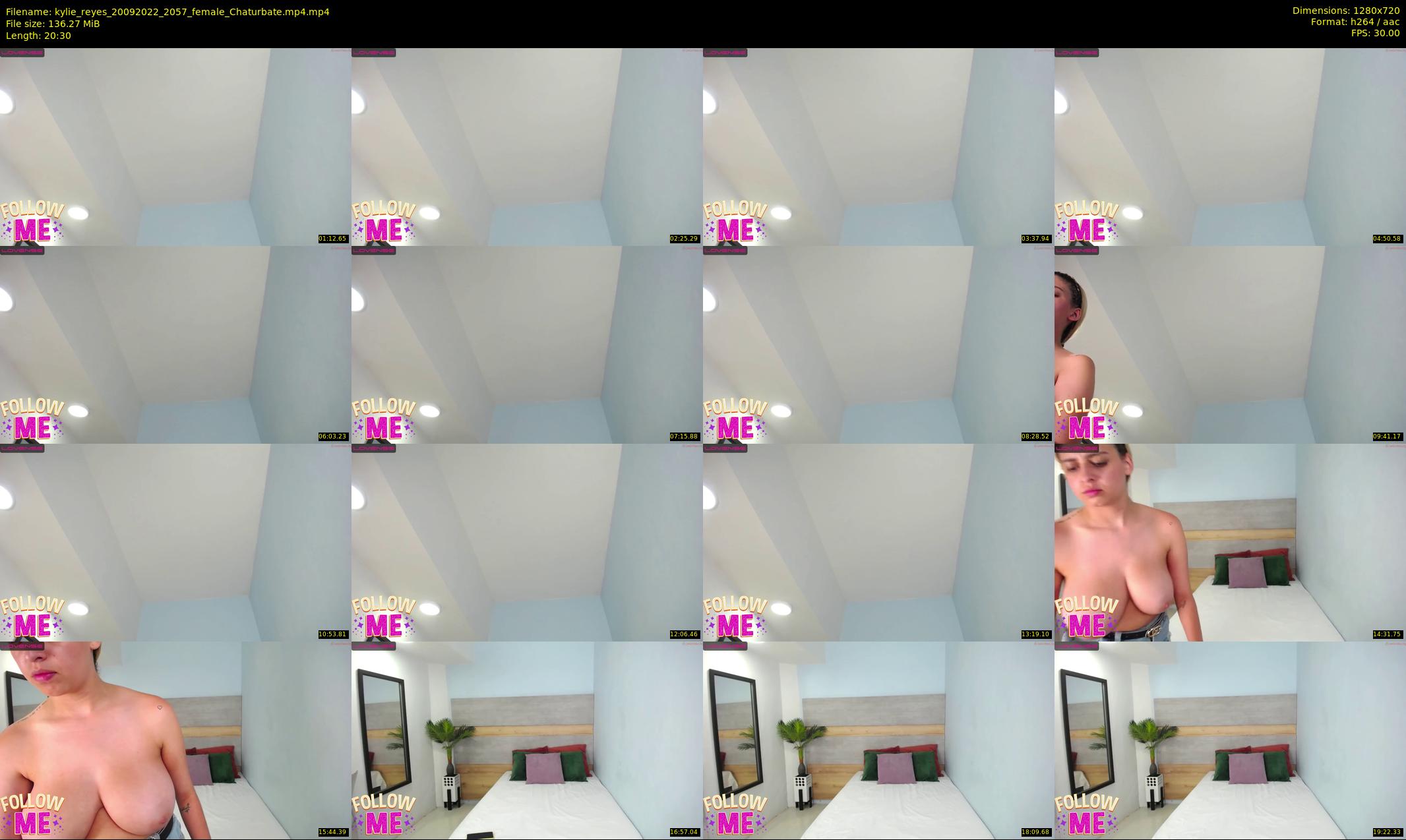 kylie_reyes — 21 minute Chaturbate female cam show recording, 720p, Sep 20, 2022