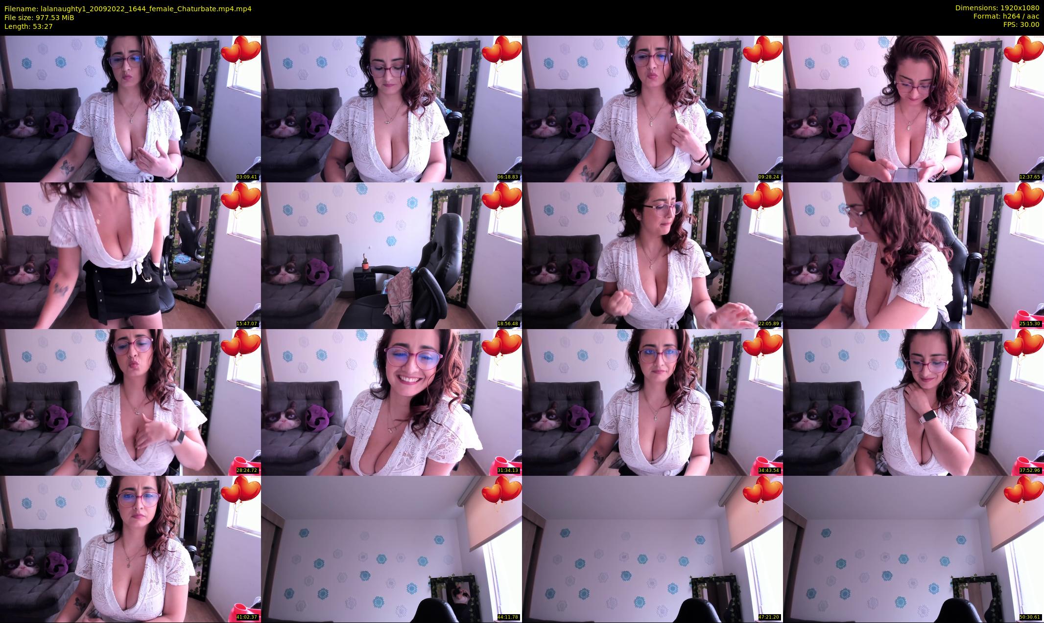 lalanaughty1 — 54 minute Chaturbate female cam show recording, 1080p, Sep 20, 2022