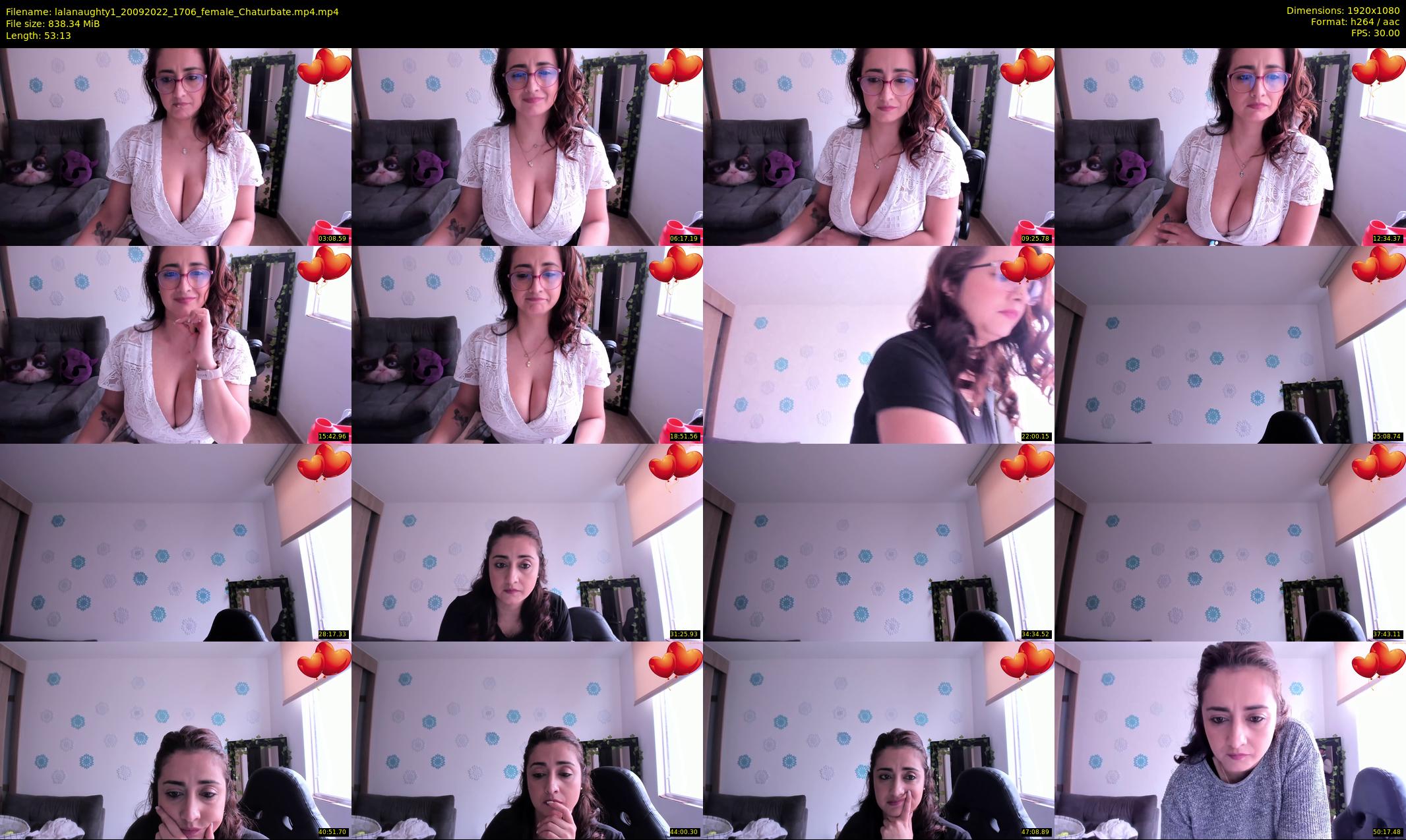 lalanaughty1 — 54 minute Chaturbate female cam show recording, 1080p, Sep 20, 2022