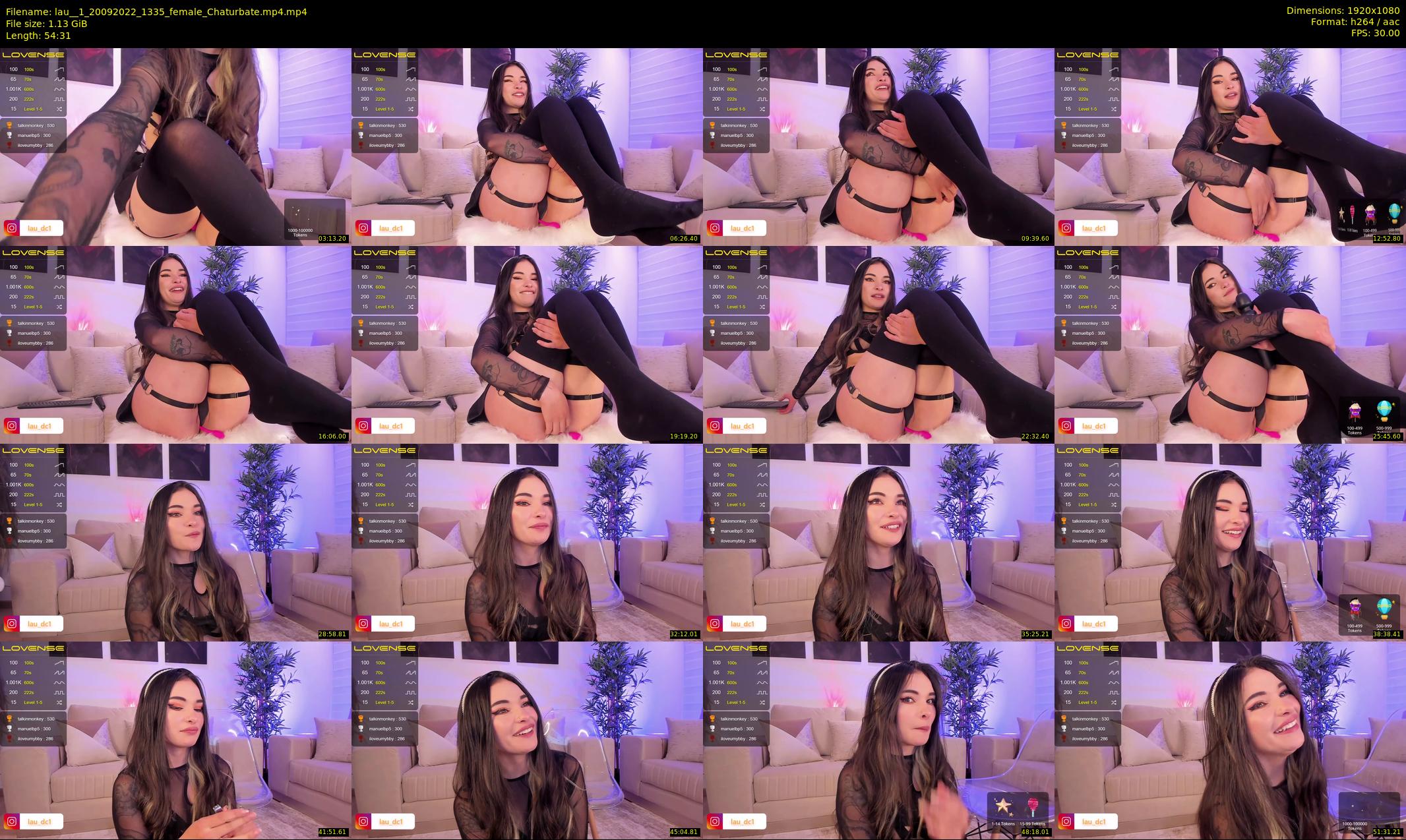 lau__1 — 55 minute Chaturbate female cam show recording, 1080p, Sep 20, 2022