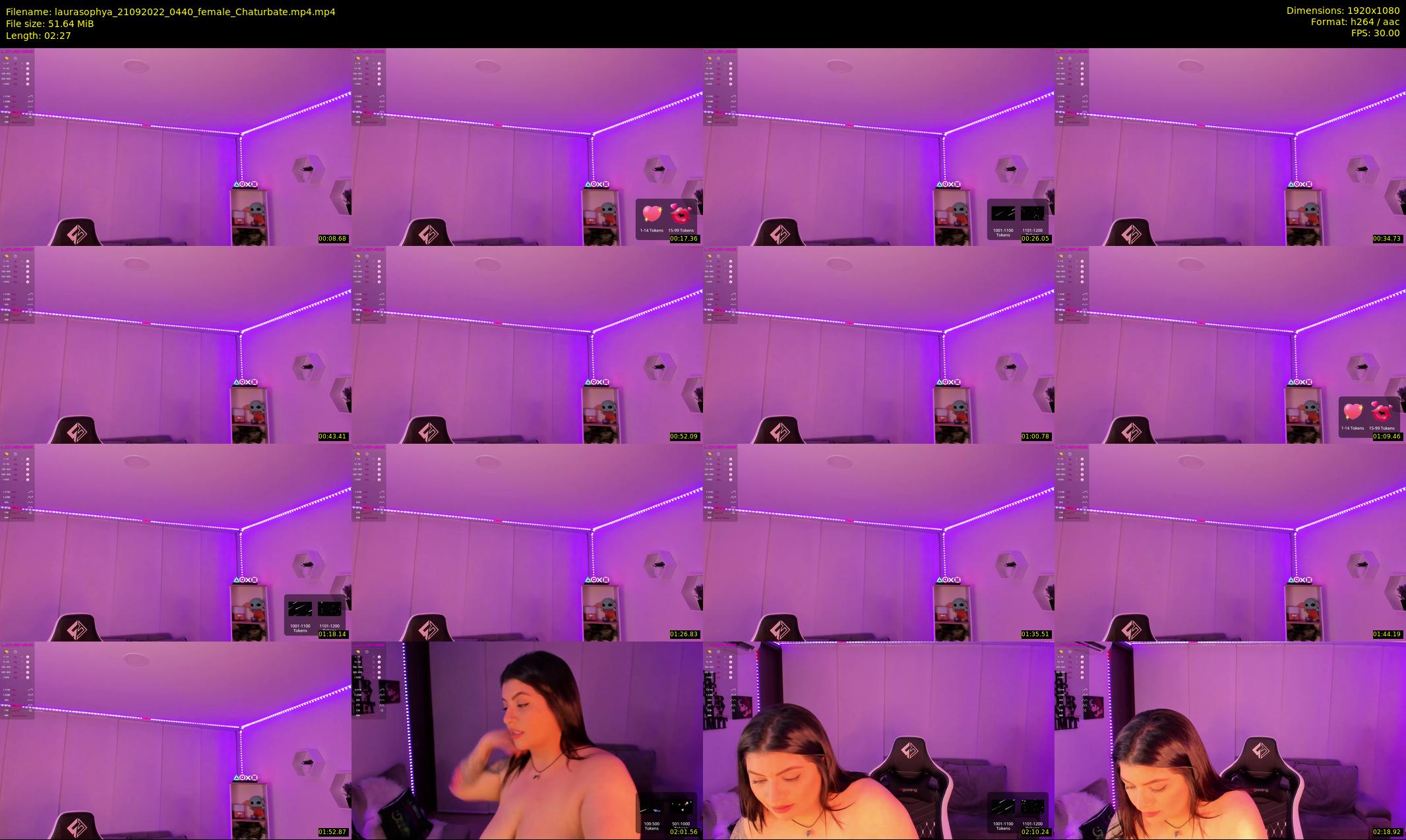 laurasophya — 3 minute Chaturbate female cam show recording, 1080p, Sep 21, 2022
