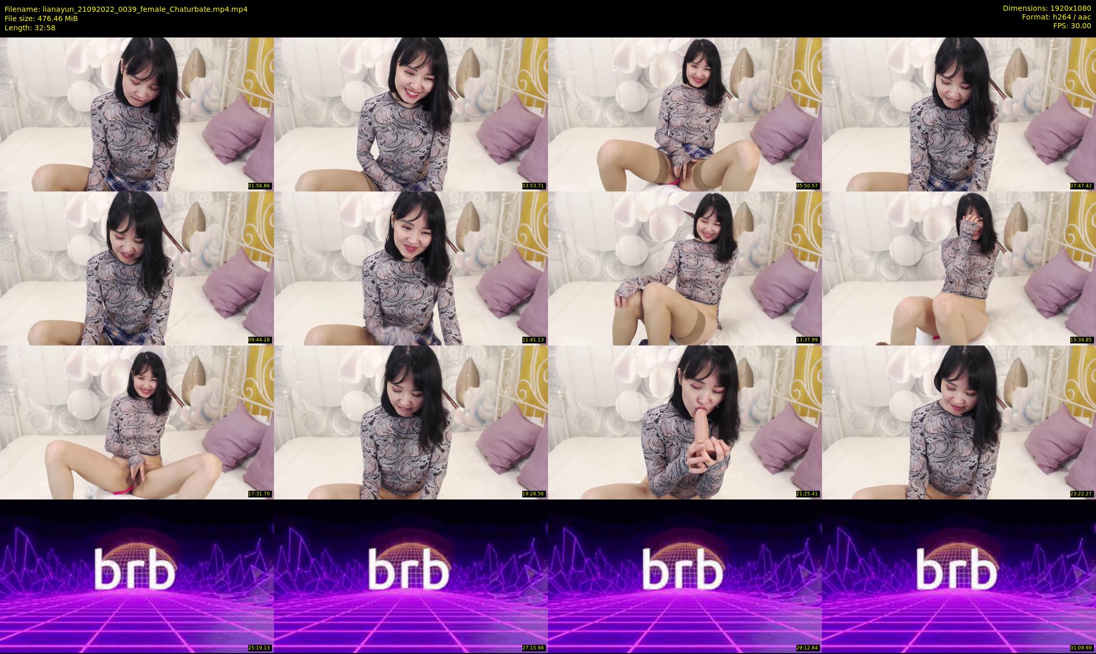 lianayun — 33 minute Chaturbate female cam show recording, 1080p, Sep 21, 2022